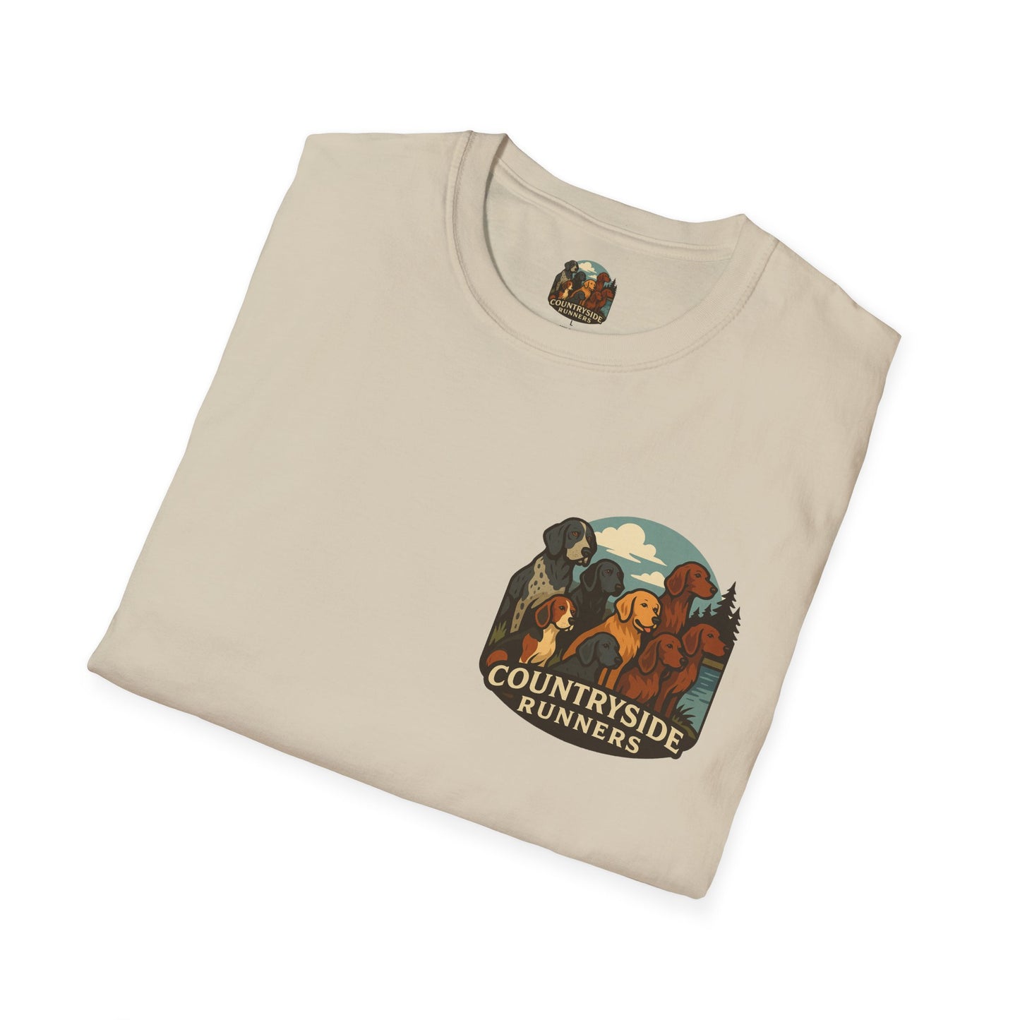 Dog Runners T-Shirt, Perfect Gift for Hunters, Outdoor Enthusiasts, Casual Wear, Wildlife Lovers, Adventure Apparel