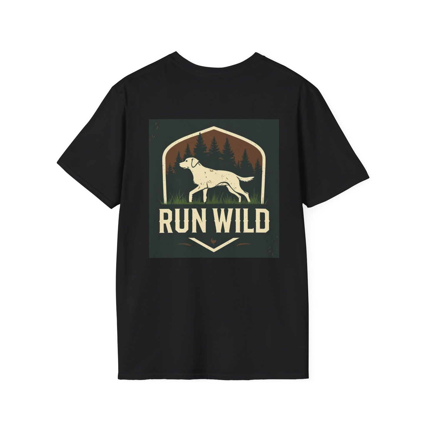 Unisex Softstyle T-Shirt featuring Outdoor Dog & Running Themes | Perfect Gift for Dog Lovers, Runners, Outdoor Enthusiasts, [...]