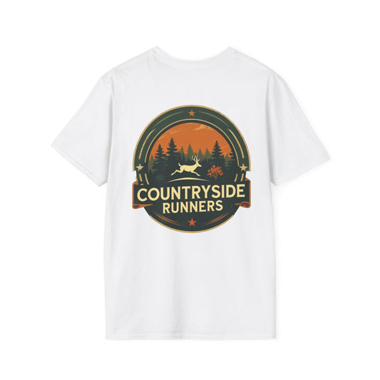 Countryside Runners Unisex T-Shirt, Softstyle Tee, Outdoor Running Shirt, Gift for Runners, Nature Lover Apparel