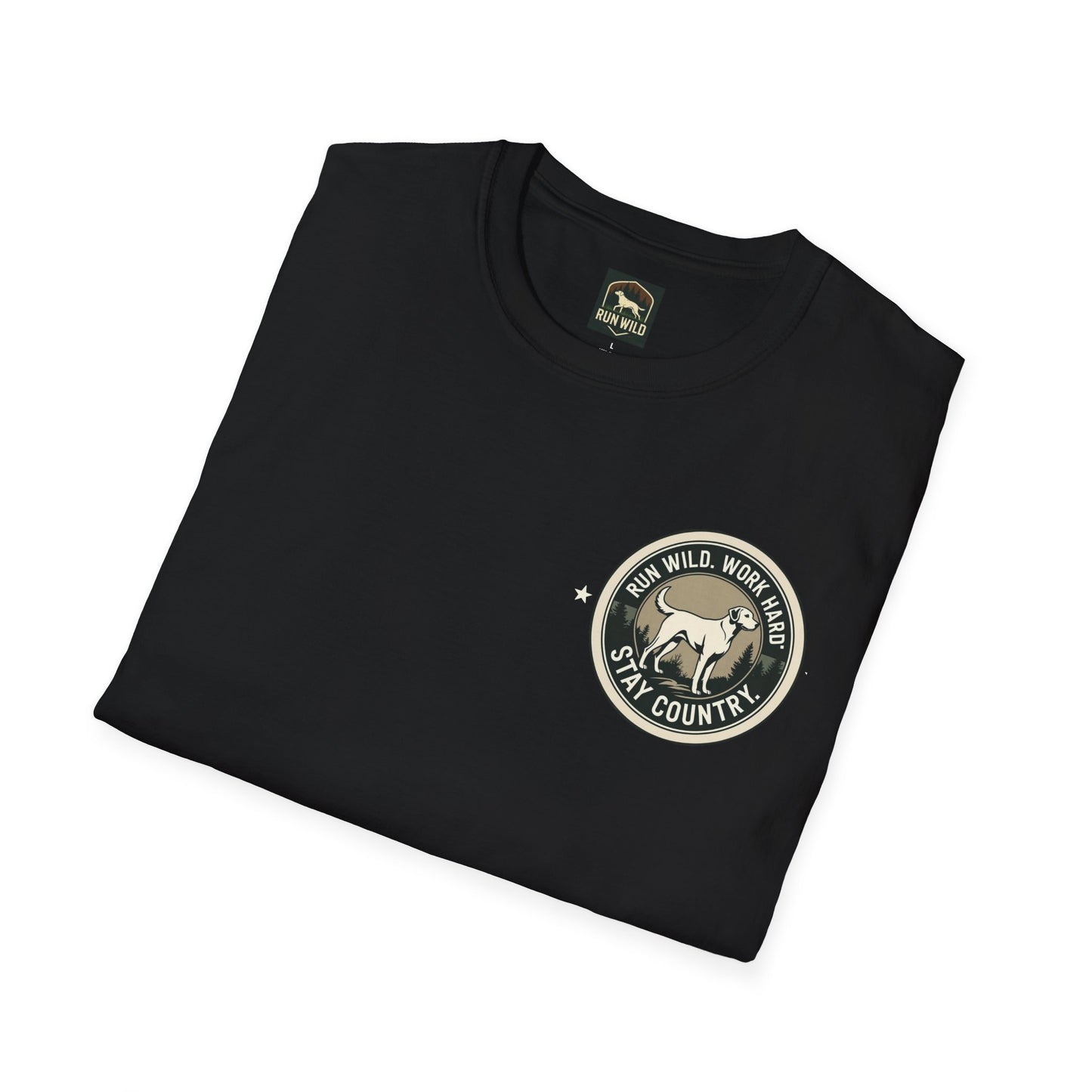 Unisex Softstyle T-Shirt featuring Outdoor Dog & Running Themes | Perfect Gift for Dog Lovers, Runners, Outdoor Enthusiasts, [...]