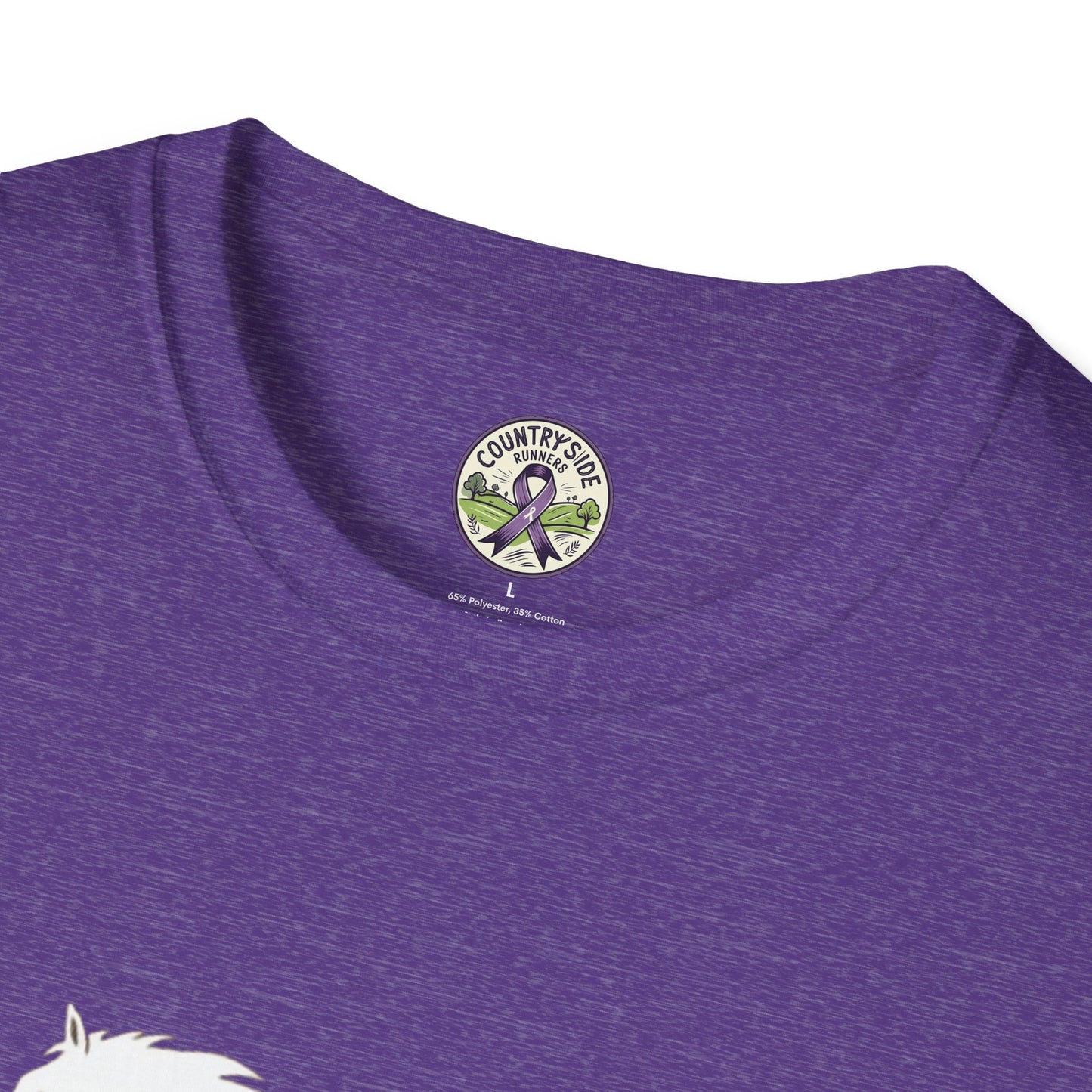Alley Cat Vigue Equine LLC Merch for Countryside Runners- soft style t-shirt