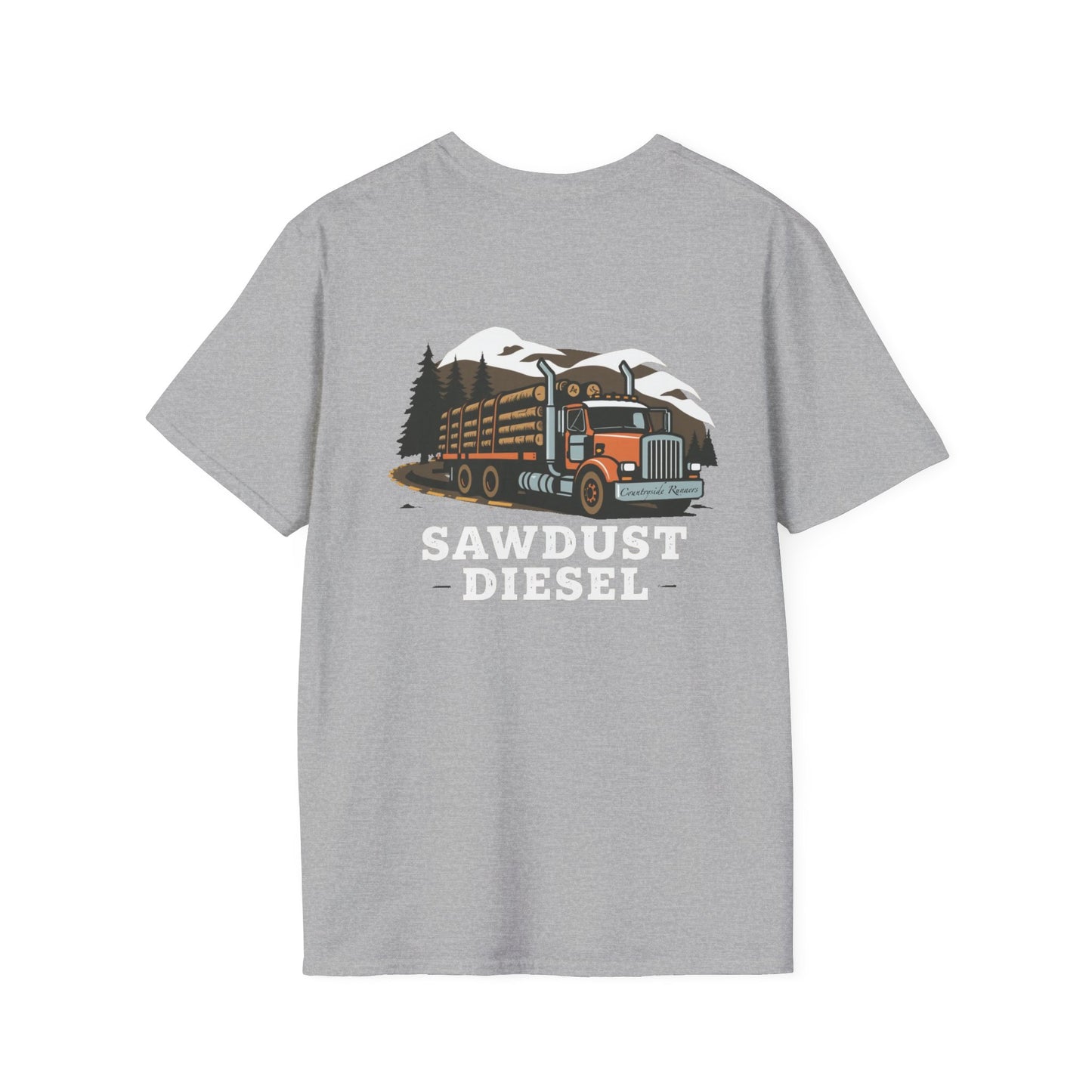 Sawdust Diesel blue collar built Unisex T-Shirt - Blue Collar Countryside Runners Merch