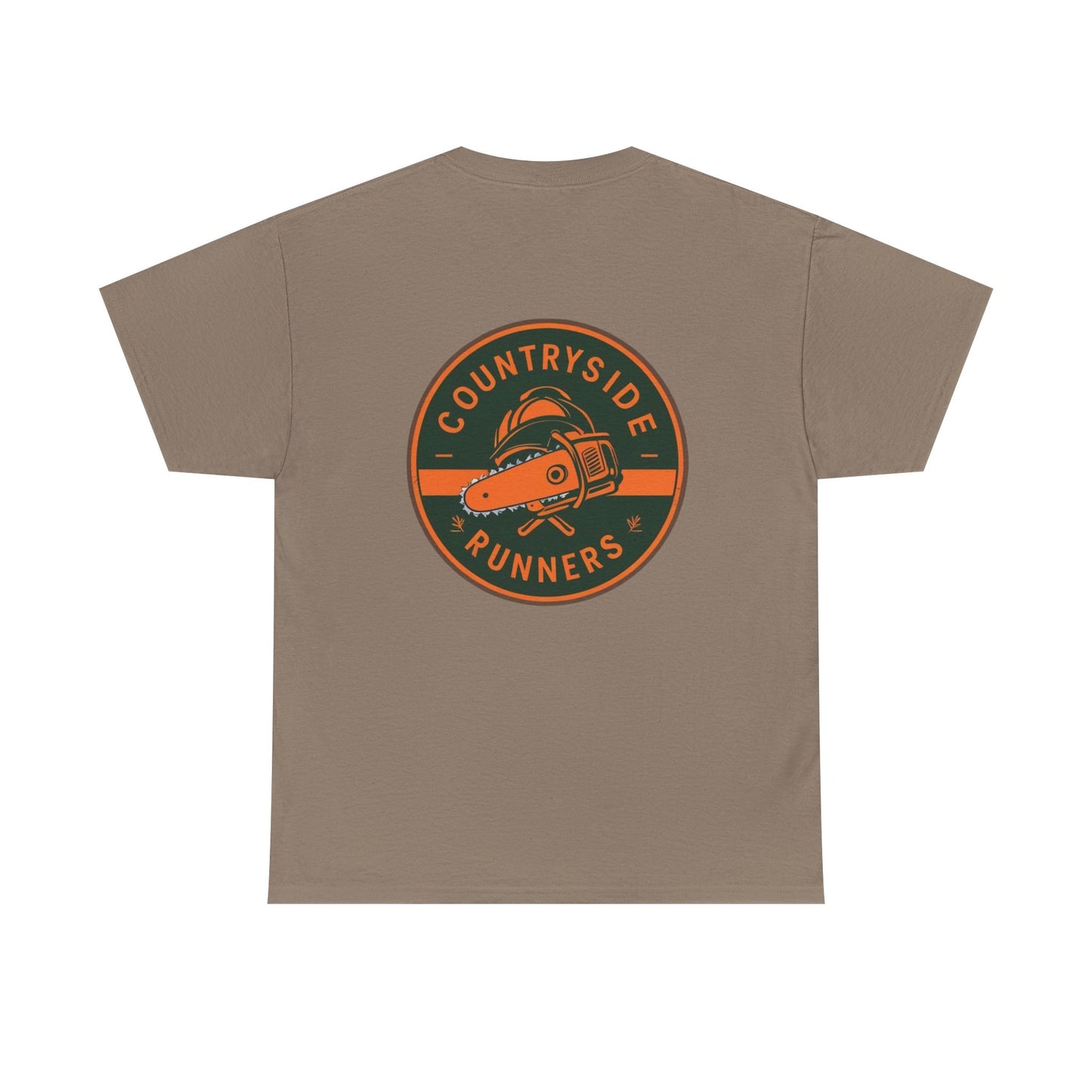 Blue collar line- Countryside Runners Heavy Cotton Tee, Running Shirt, Unisex T-Shirt, Sports Apparel, Outdoor Activity Gear, Gift for Runners