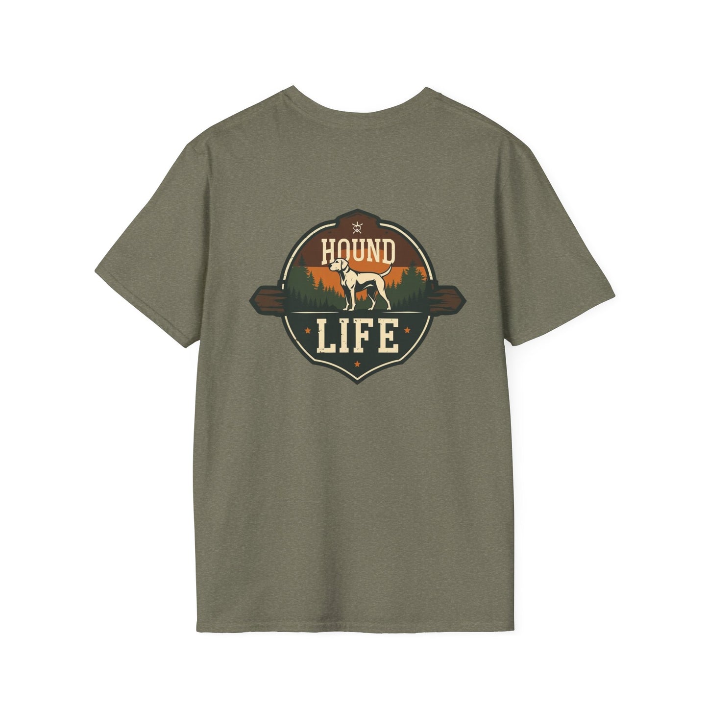 Hound Life Unisex Softstyle T-Shirt, Dog Lover Tee, Gift for Pet Owners, Casual Wear, Outdoor Adventure Shirt