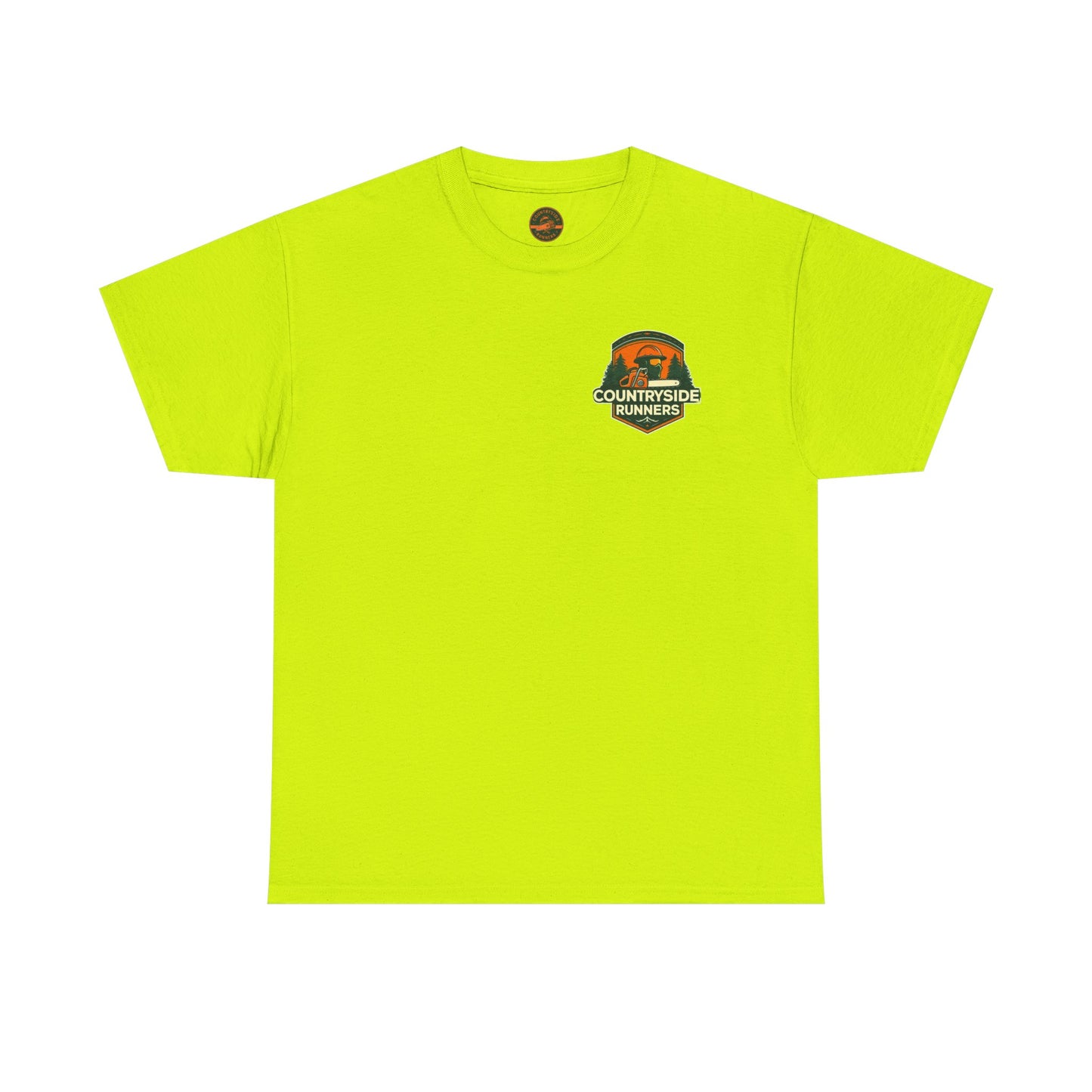 Blue collar line- Countryside Runners Heavy Cotton Tee, Running Shirt, Unisex T-Shirt, Sports Apparel, Outdoor Activity Gear, Gift for Runners