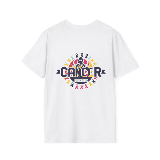 Cancer Warrior Unisex Softstyle T-Shirt, Support Tee, Awareness Shirt, Gift Idea for Cancer Fighters, Inspirational Apparel