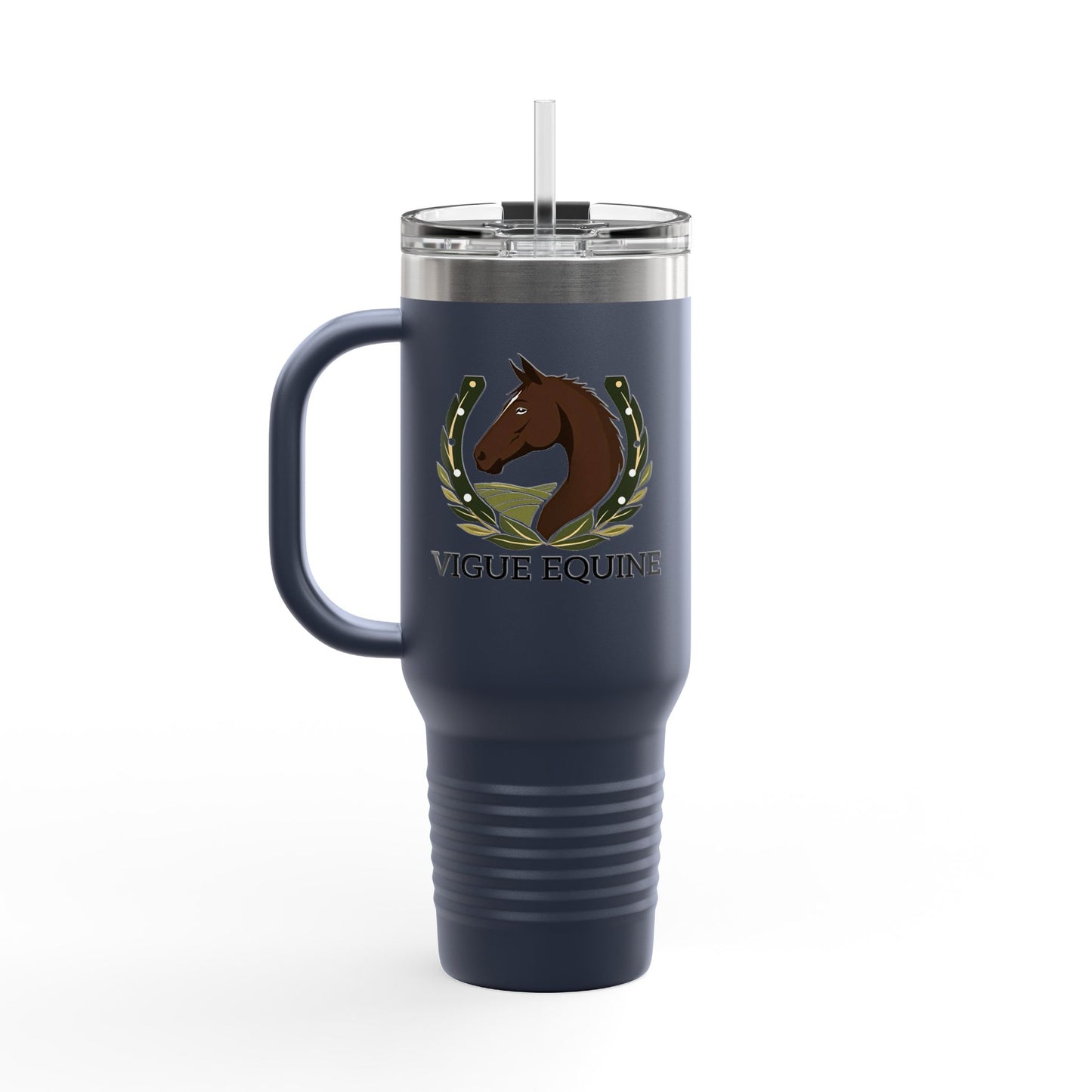 40 OZ Vigue Equine Insulated Travel Mug, 40oz - Perfect for Outdoor Adventures, Coffee Lovers, Gifts, Road Trips