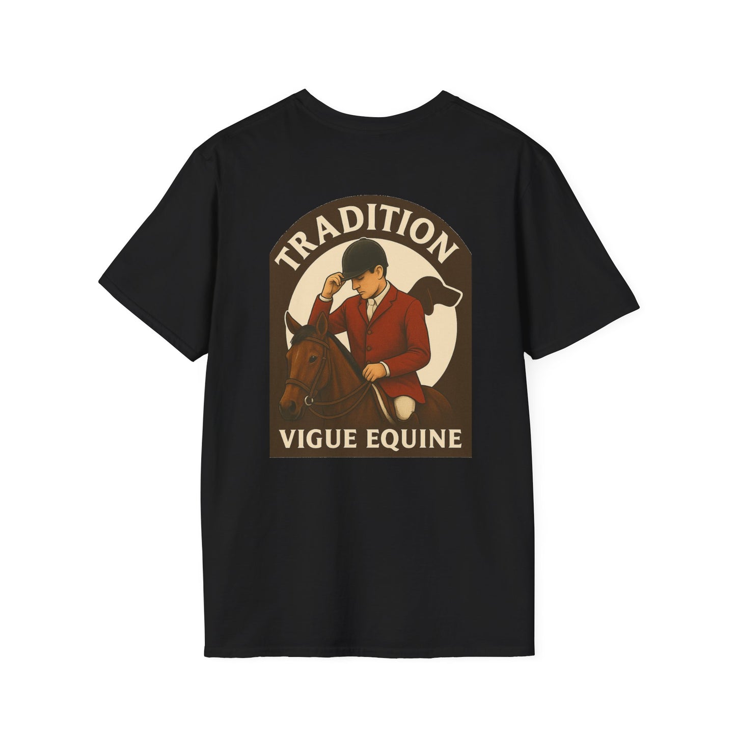 Vigue Equine Tips Hat Unisex T-Shirt - Equestrian Design