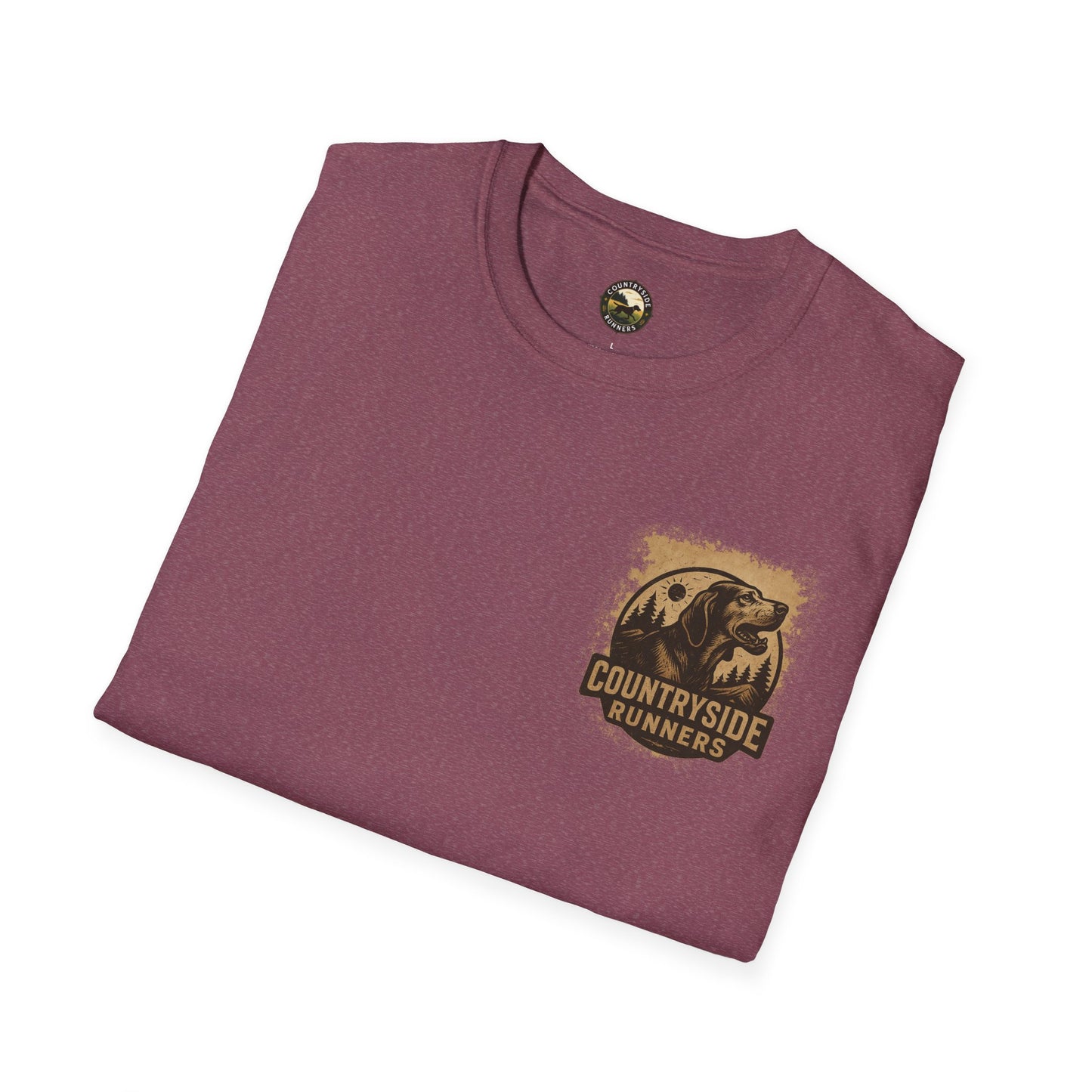 Countryside Runners Unisex Softstyle T-Shirt - Perfect for Dog Lovers, Runners, Outdoor Adventures, Gifts, Casual Wear