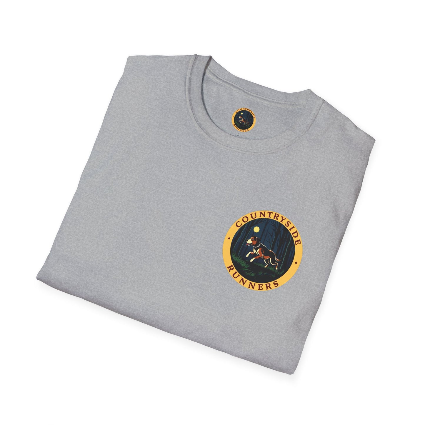 Bluetick Adventure Unisex Softstyle T-Shirt, Casual Tee, Dog Lover Gift, Outdoor T-Shirt, Nature Theme Apparel, Adventure Clothing