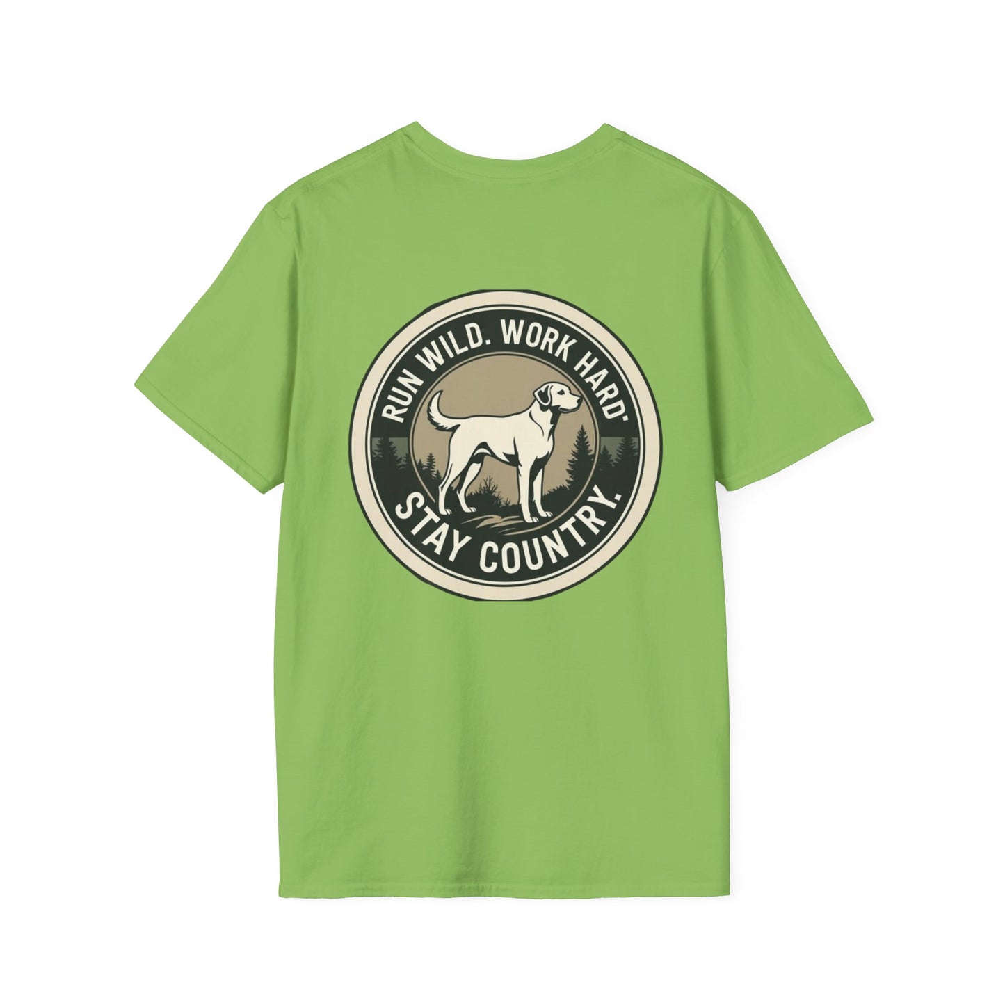 Countryside Runners Unisex Softstyle T-Shirt | Outdoor Adventure Tee, Nature Lover Shirt, Gift for Dog Owners, Running Apparel, Casual Wear