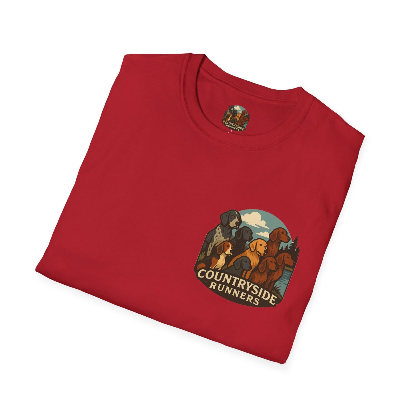 Dog Runners T-Shirt, Perfect Gift for Hunters, Outdoor Enthusiasts, Casual Wear, Wildlife Lovers, Adventure Apparel