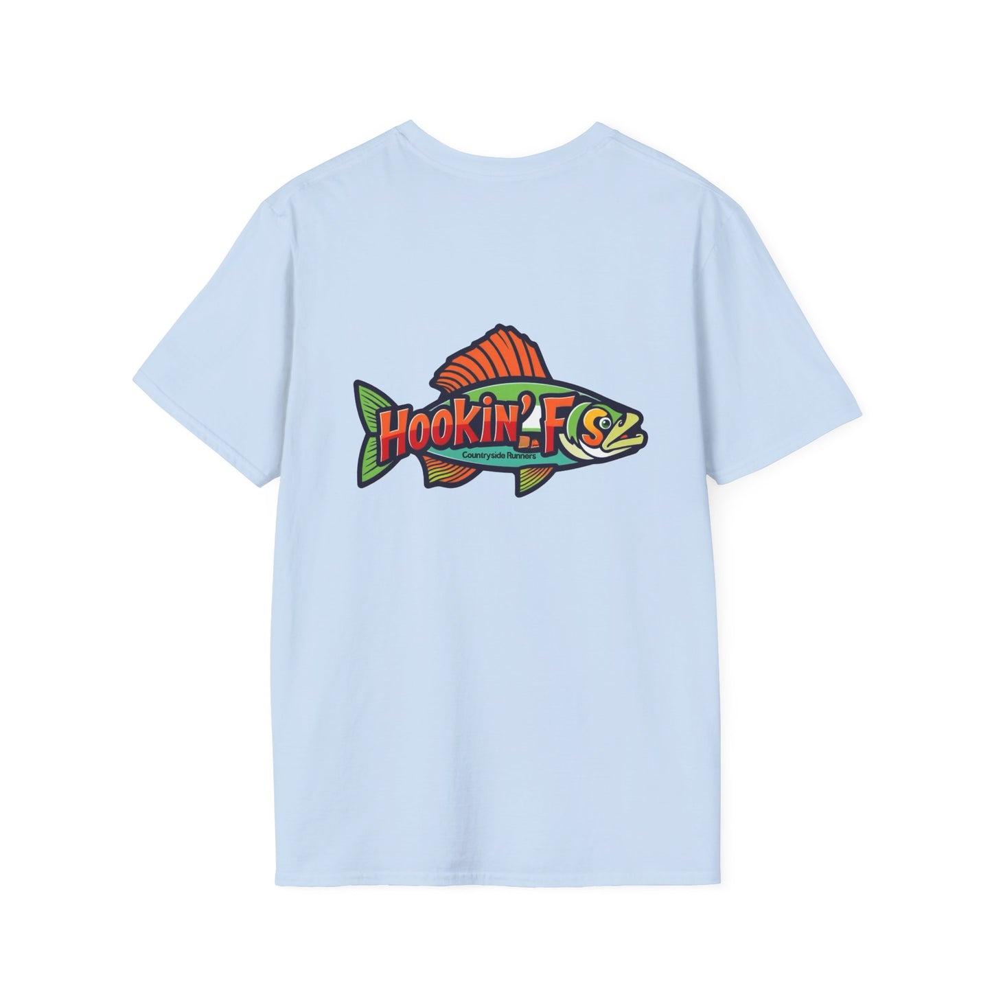 Hooked- Countryside Fishing T-Shirt rods and country