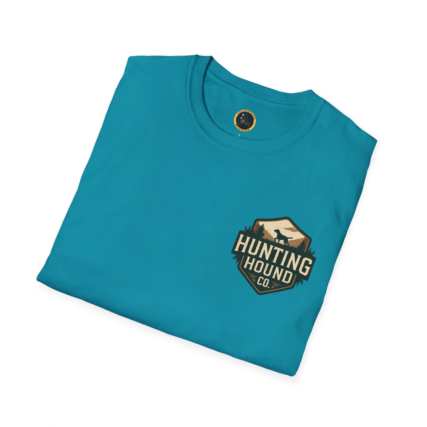 Countryside Runners Unisex Softstyle T-Shirt, Outdoor Tee, Dog Lovers Gift, Hunting Hound Apparel, Nature Themed Shirt, Animal Print T-Shirt
