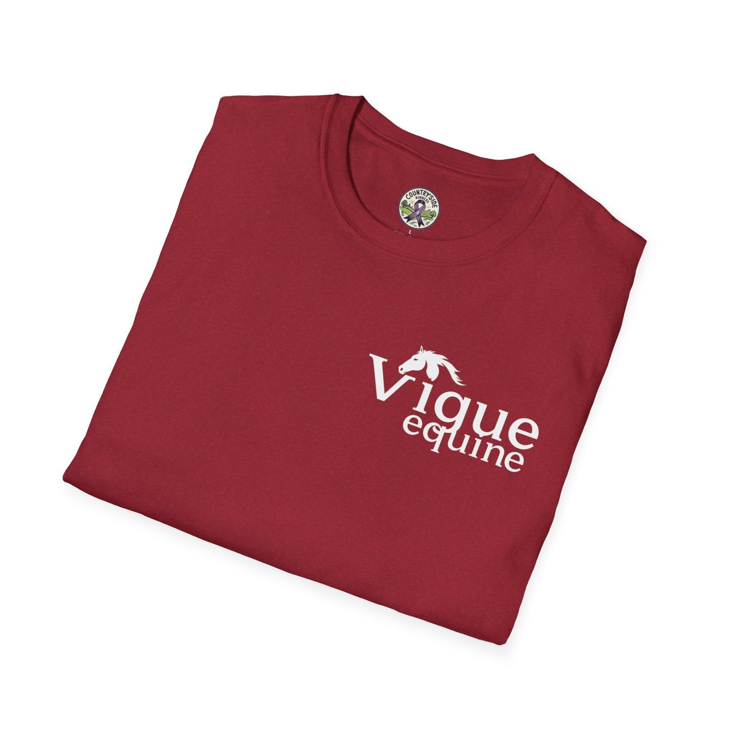 Vigue Equine LLC Merch for Countryside Runners- soft style t-shirt