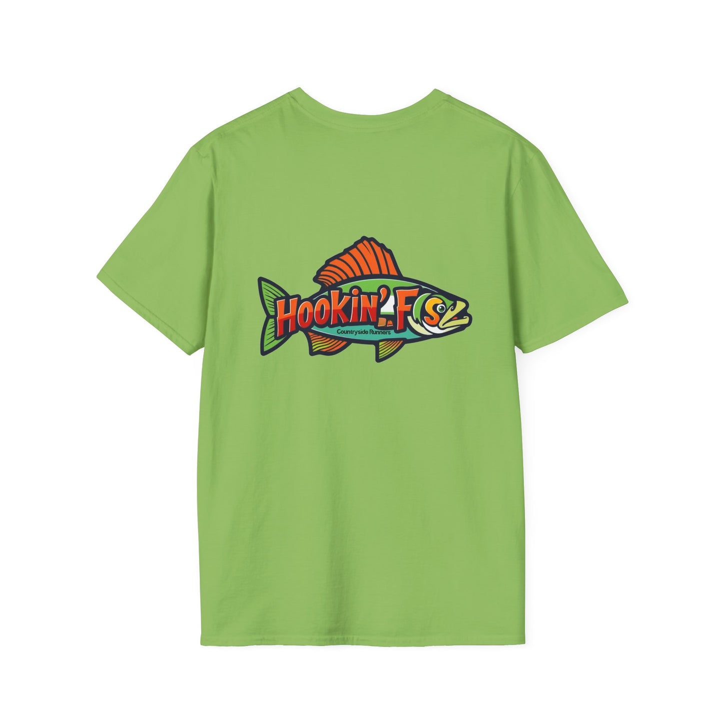 Hooked- Countryside Fishing T-Shirt rods and country