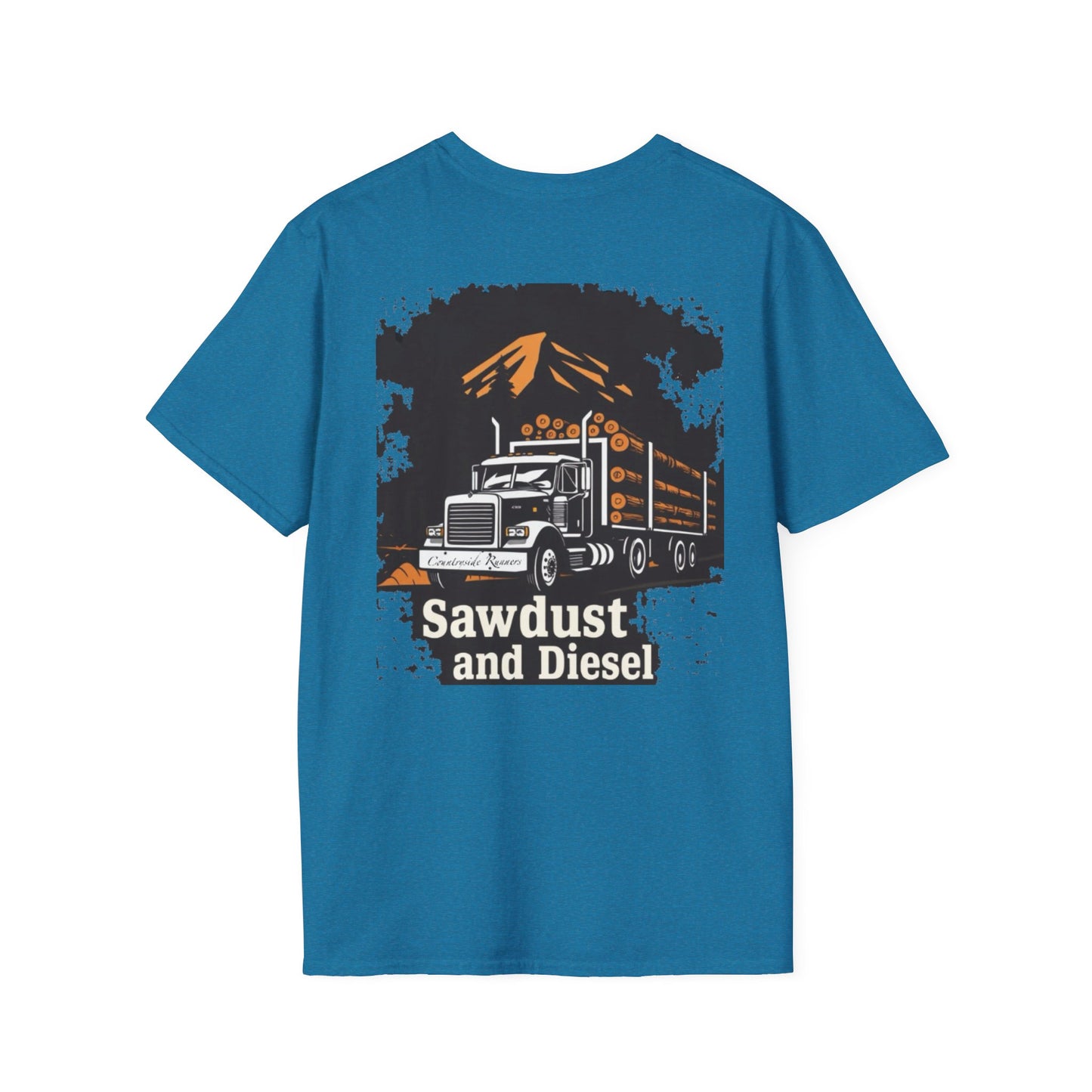 Sawdust and Diesel blue collar built T-Shirt