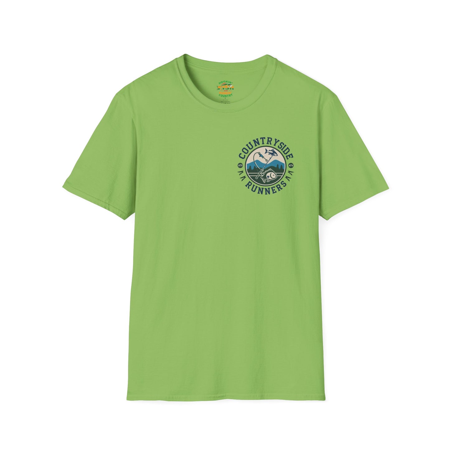 Hooked- Countryside Fishing T-Shirt rods and country