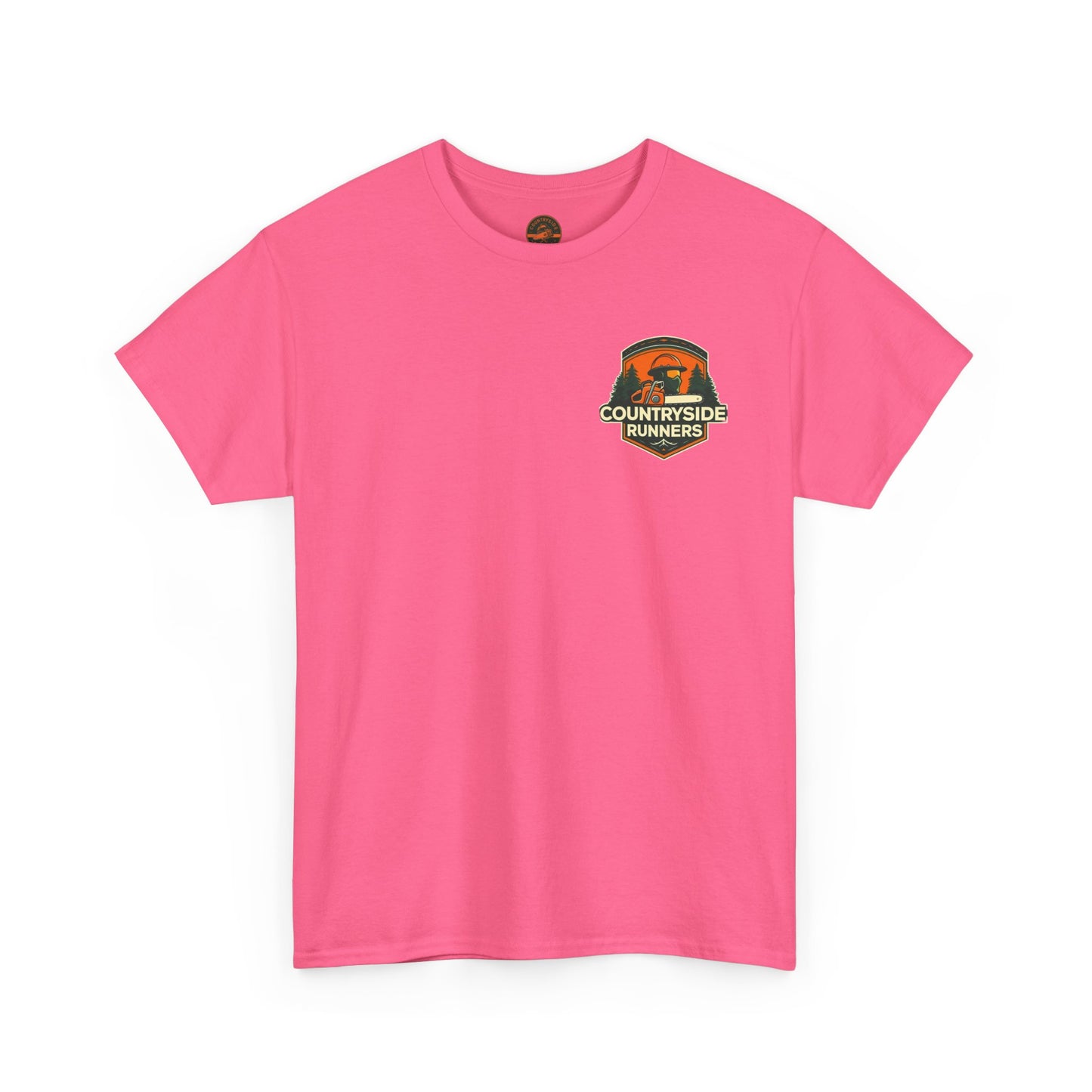 Blue collar line- Countryside Runners Heavy Cotton Tee, Running Shirt, Unisex T-Shirt, Sports Apparel, Outdoor Activity Gear, Gift for Runners