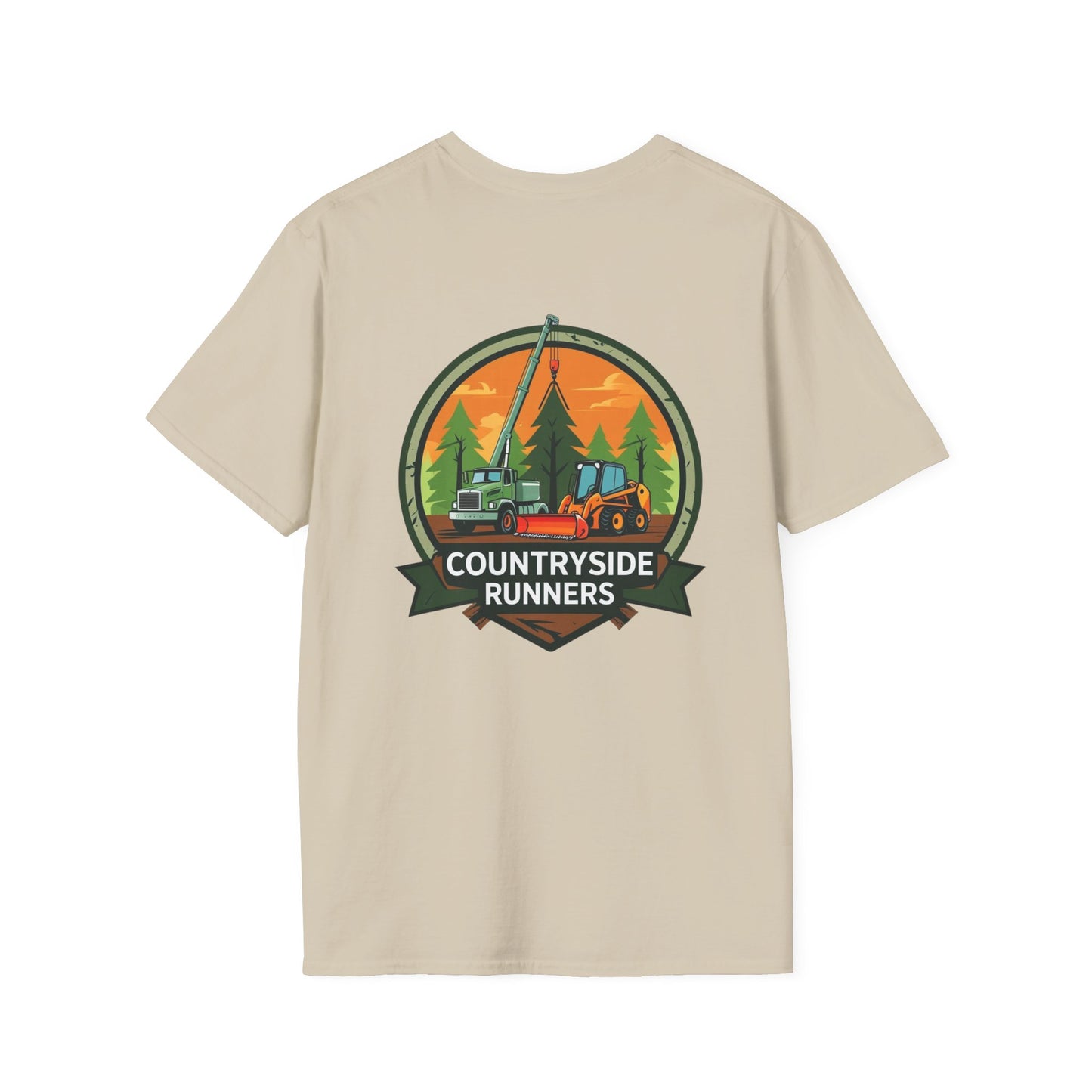 Countryside Runners Blue Collar line Heavy Duty Equipment T-Shirt | Outdoor Adventure Tee, Gift for Nature Lovers, Hiking Apparel, Casual Wear, Eco-Friendly Clothing