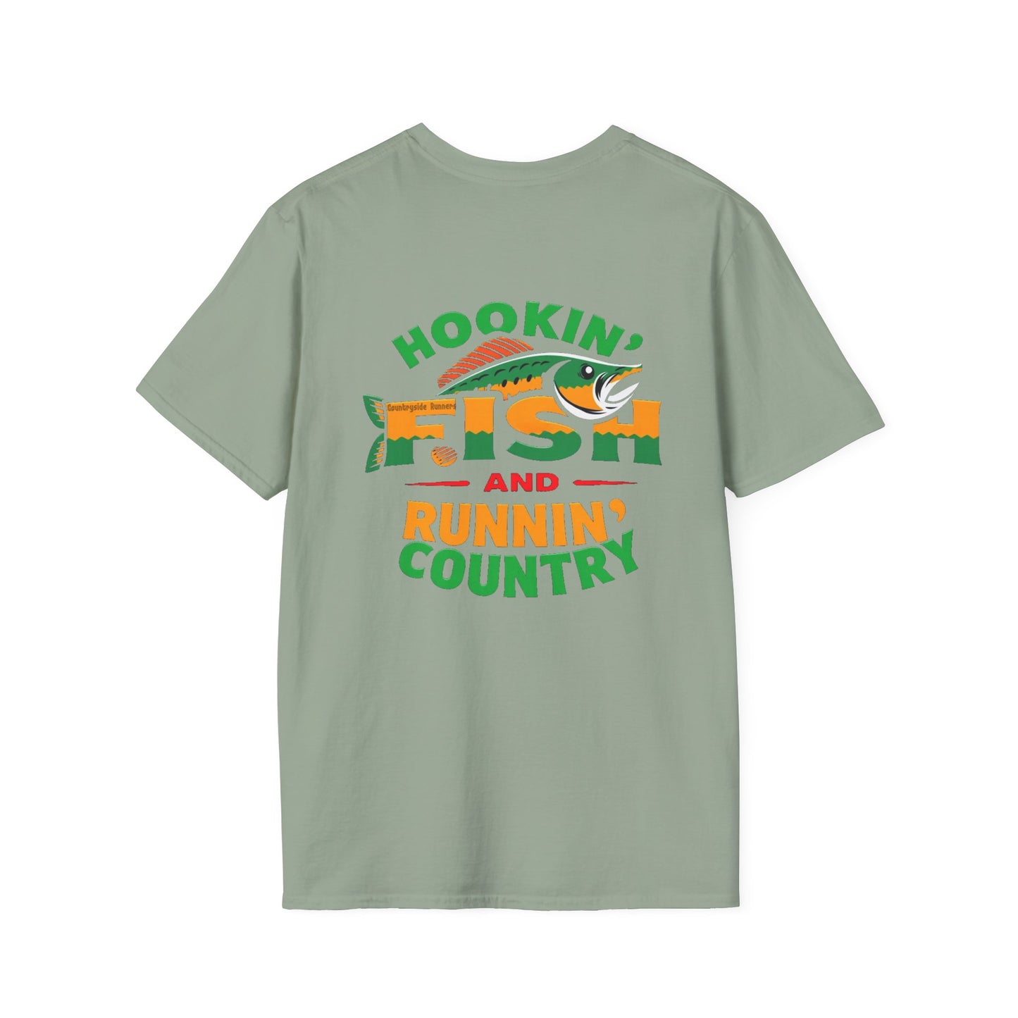 Countryside Fishing T-Shirt - rods and country
