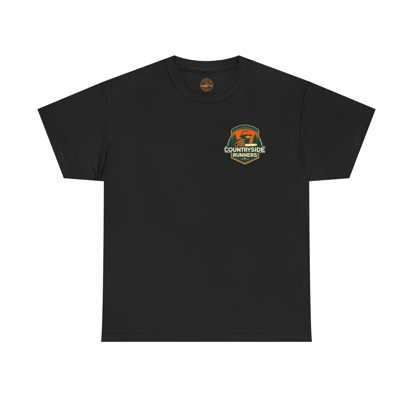 Blue collar line- Countryside Runners Heavy Cotton Tee, Running Shirt, Unisex T-Shirt, Sports Apparel, Outdoor Activity Gear, Gift for Runners