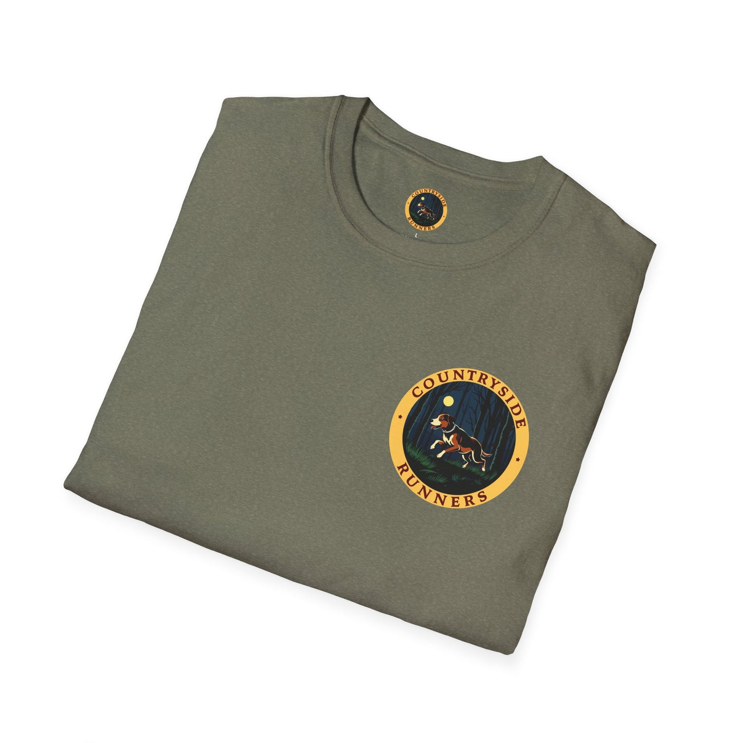 Bluetick Adventure Unisex Softstyle T-Shirt, Casual Tee, Dog Lover Gift, Outdoor T-Shirt, Nature Theme Apparel, Adventure Clothing