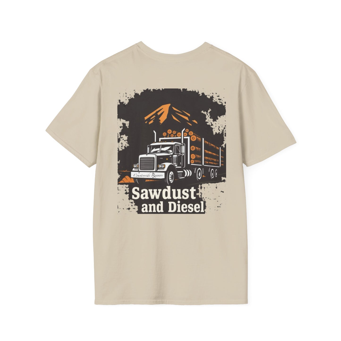 Sawdust and Diesel blue collar built T-Shirt
