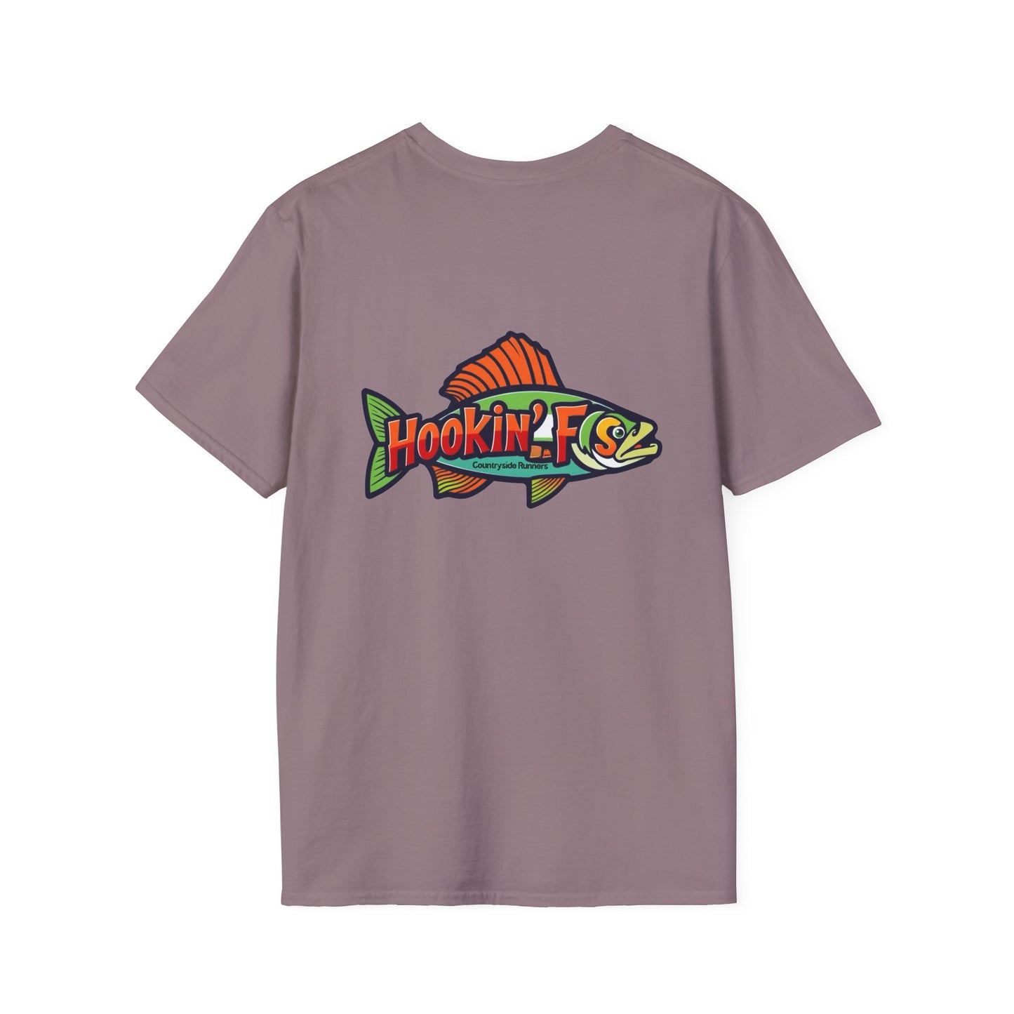 Hooked- Countryside Fishing T-Shirt rods and country