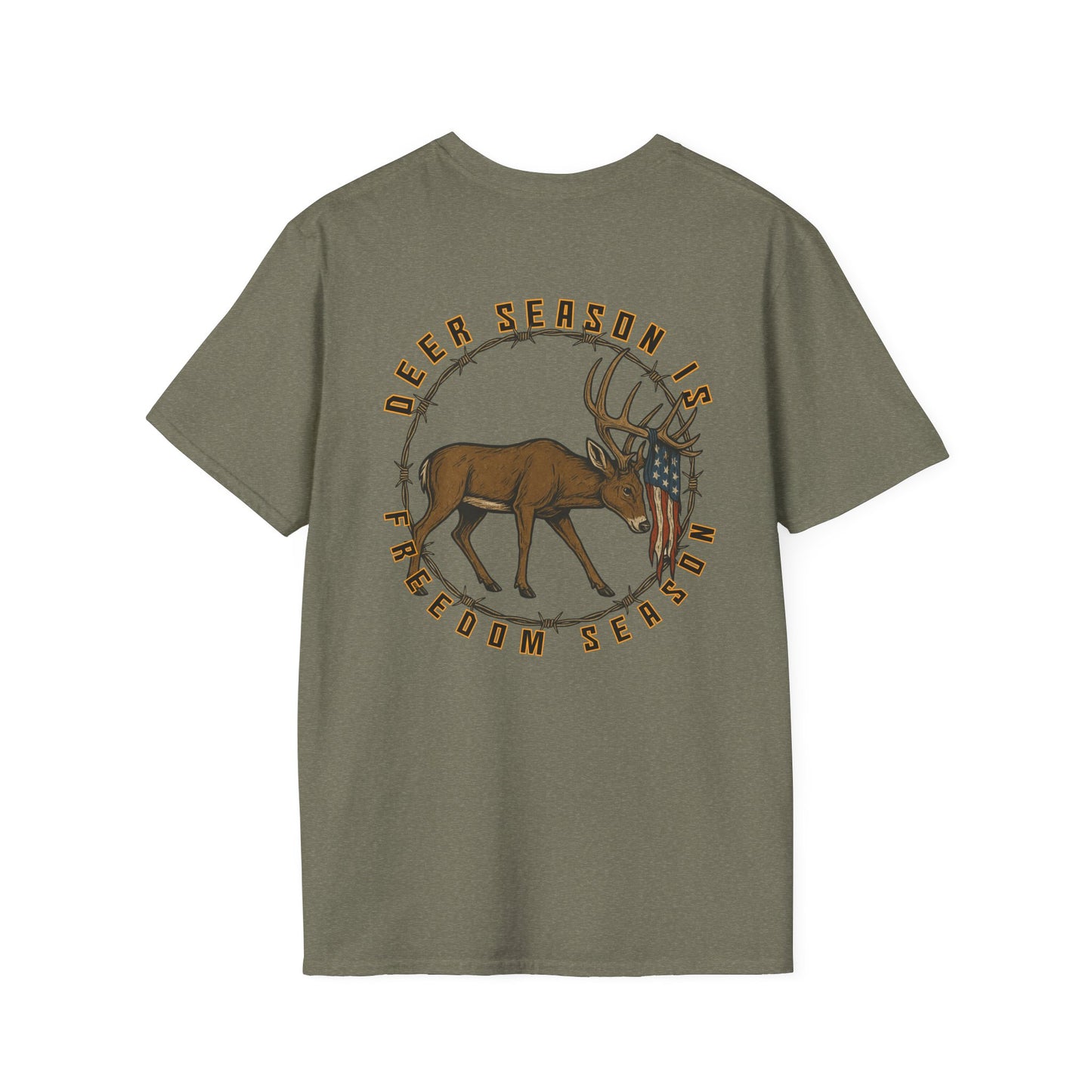 Patriotic Deer Unisex T-Shirt
