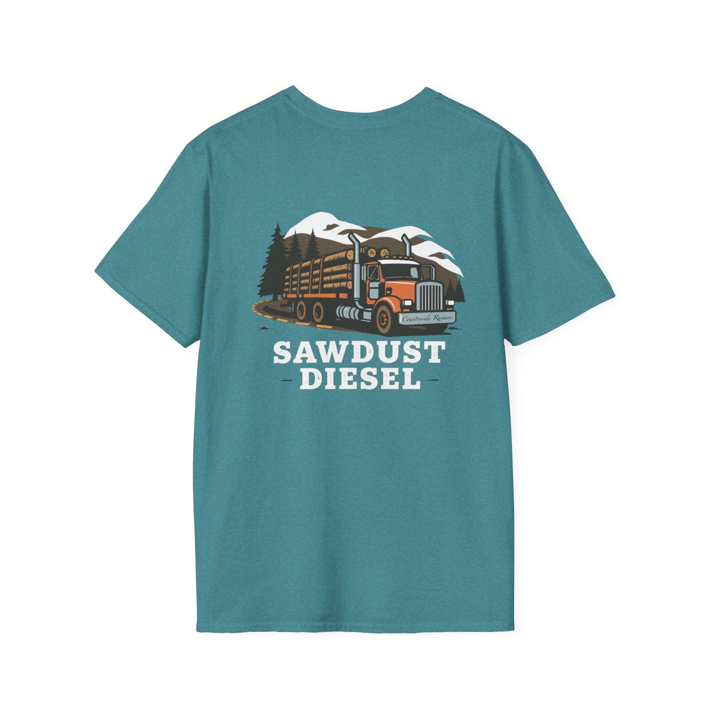 Sawdust Diesel blue collar built Unisex T-Shirt - Blue Collar Countryside Runners Merch