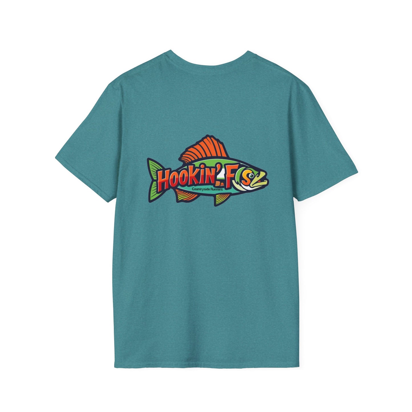 Hooked- Countryside Fishing T-Shirt rods and country