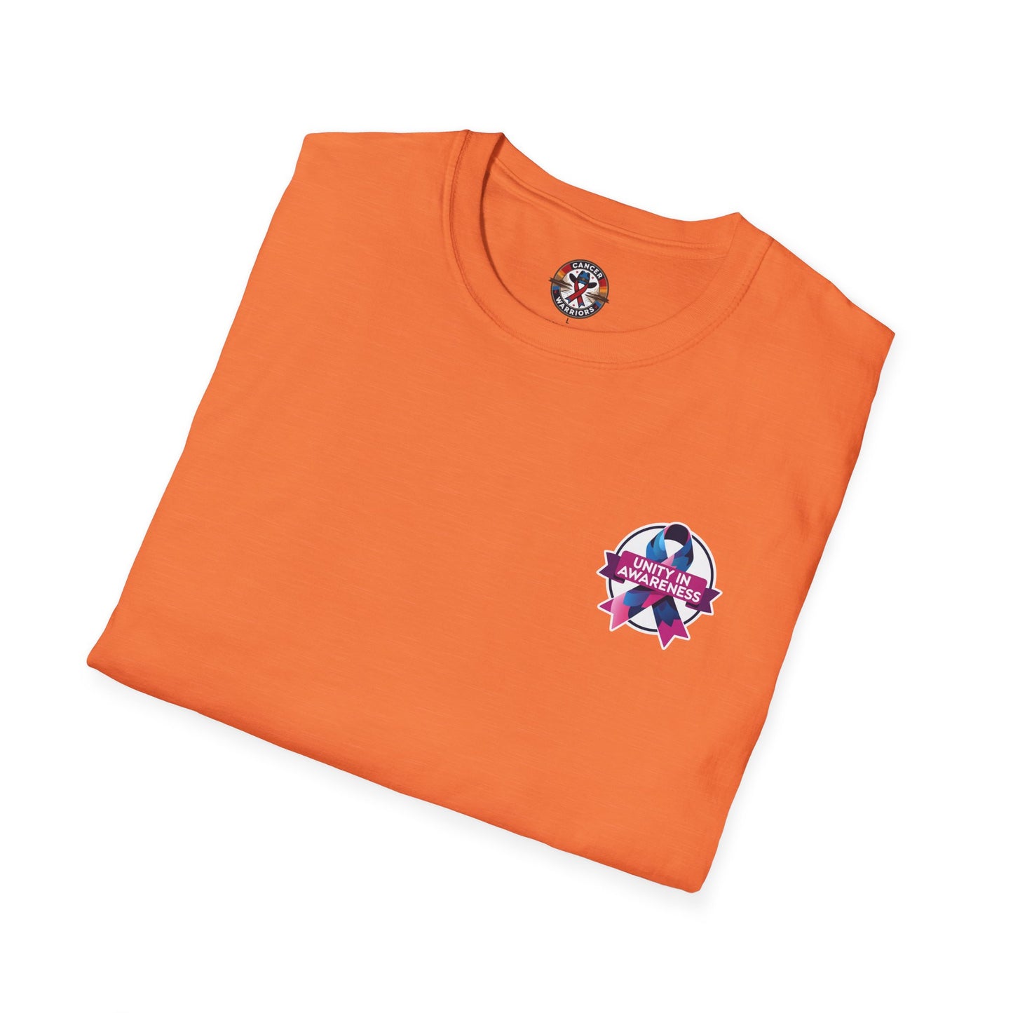 Cancer Warriors Unisex T-Shirt | Softstyle Tee for Support & Awareness, Gift for Fighters, Survivors, Fundraisers, Motivational Wear