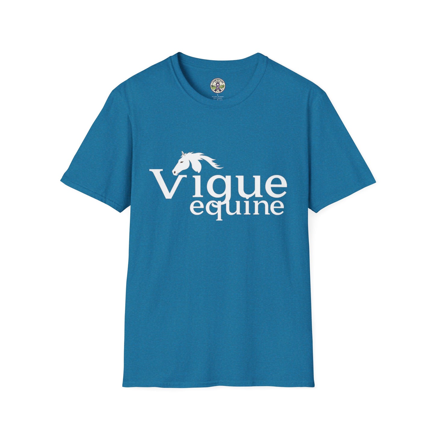 Alley Cat Vigue Equine LLC Merch for Countryside Runners- soft style t-shirt