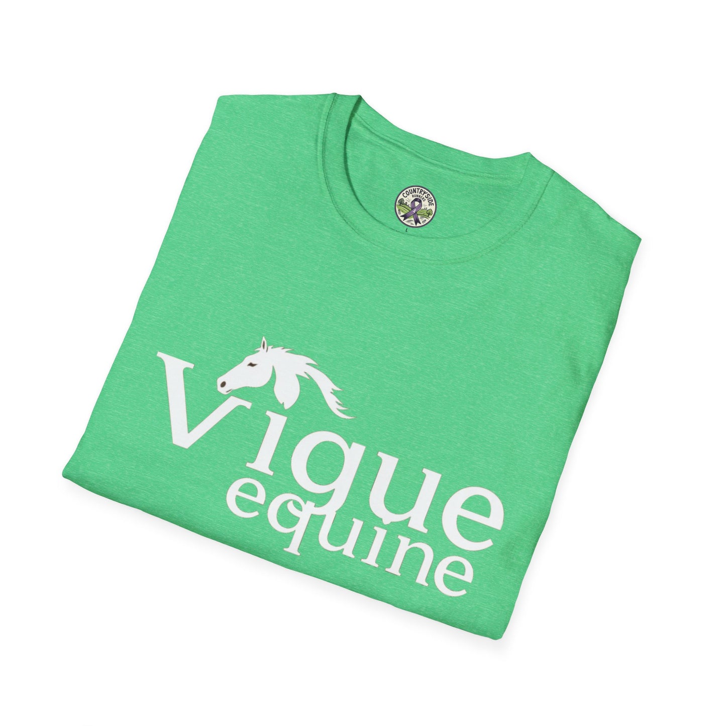 Alley Cat Vigue Equine LLC Merch for Countryside Runners- soft style t-shirt