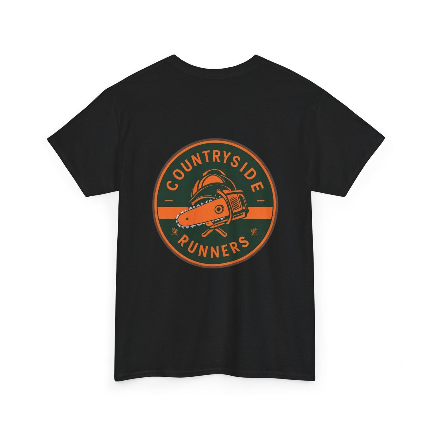 Blue collar line- Countryside Runners Heavy Cotton Tee, Running Shirt, Unisex T-Shirt, Sports Apparel, Outdoor Activity Gear, Gift for Runners