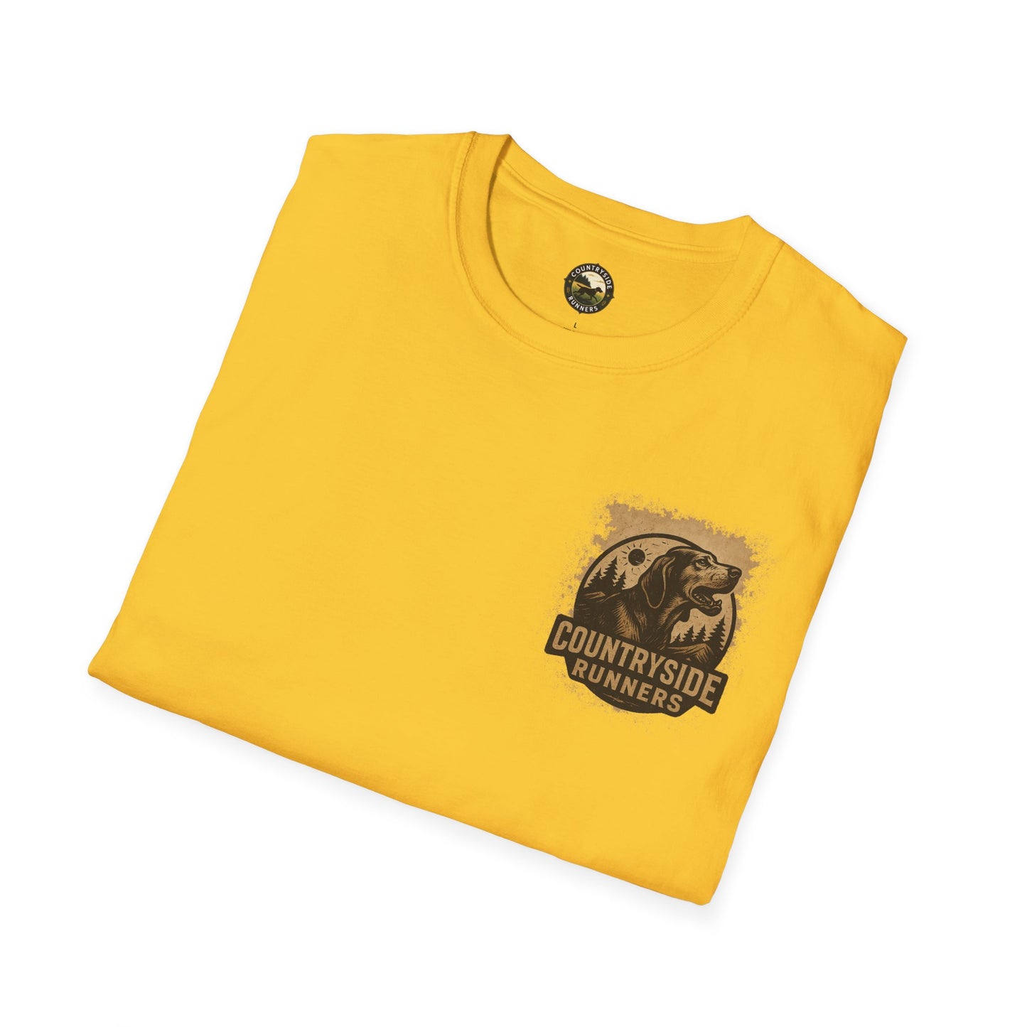 Countryside Runners Unisex Softstyle T-Shirt - Perfect for Dog Lovers, Runners, Outdoor Adventures, Gifts, Casual Wear