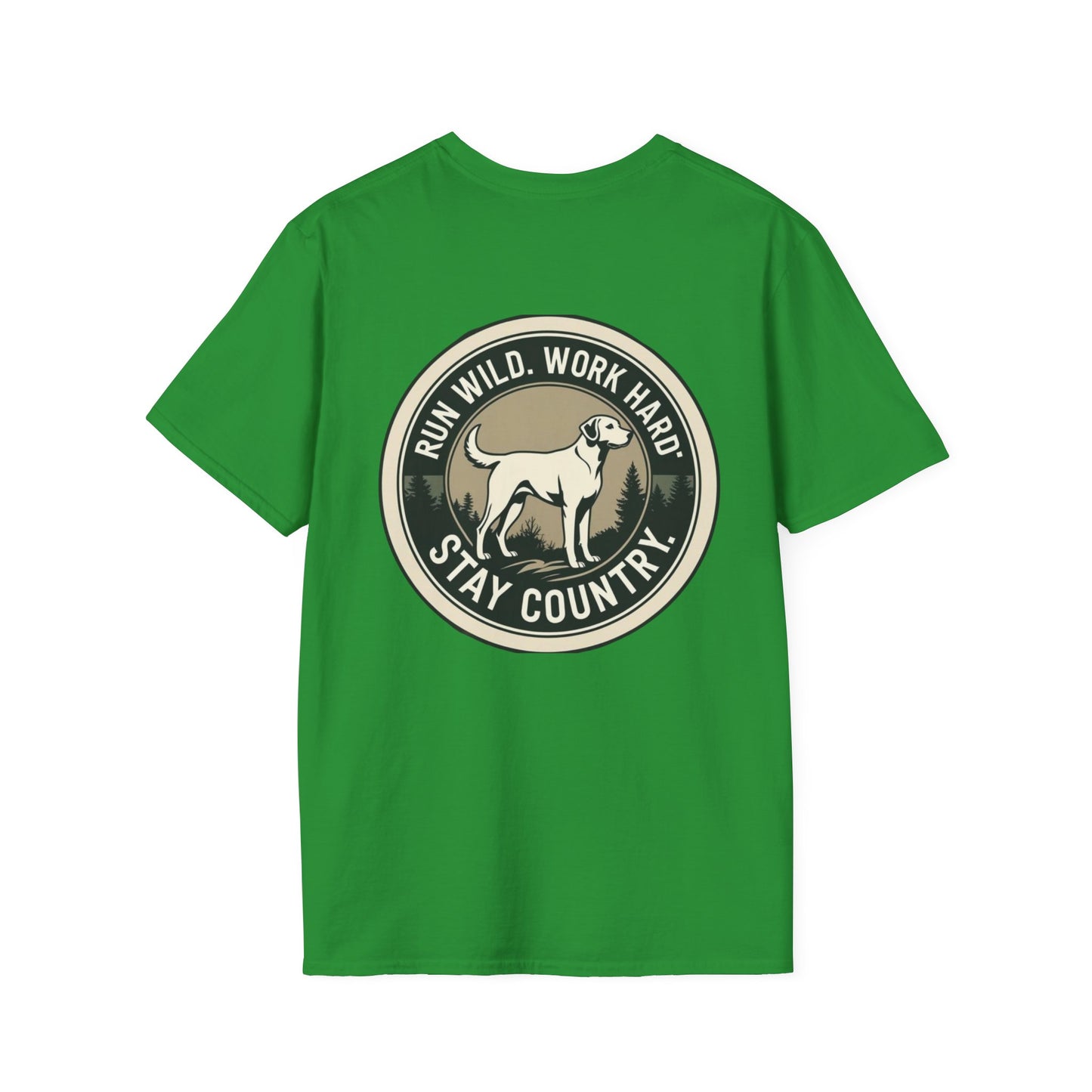 Countryside Runners Unisex Softstyle T-Shirt | Outdoor Adventure Tee, Nature Lover Shirt, Gift for Dog Owners, Running Apparel, Casual Wear