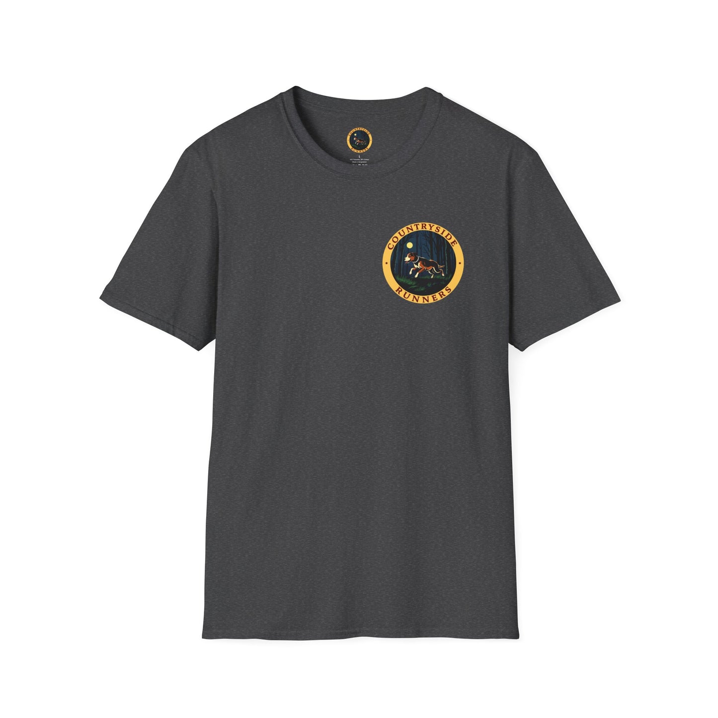 Bluetick Adventure Unisex Softstyle T-Shirt, Casual Tee, Dog Lover Gift, Outdoor T-Shirt, Nature Theme Apparel, Adventure Clothing