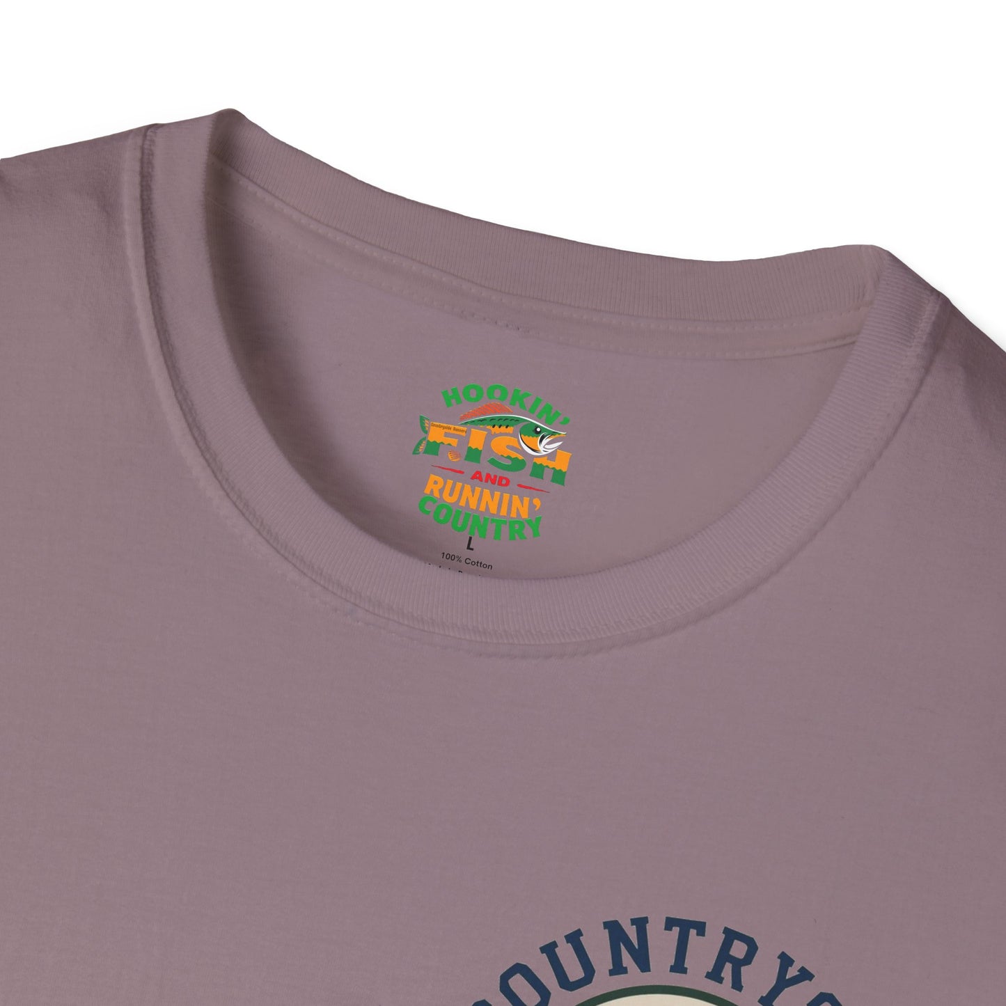 Hooked- Countryside Fishing T-Shirt rods and country