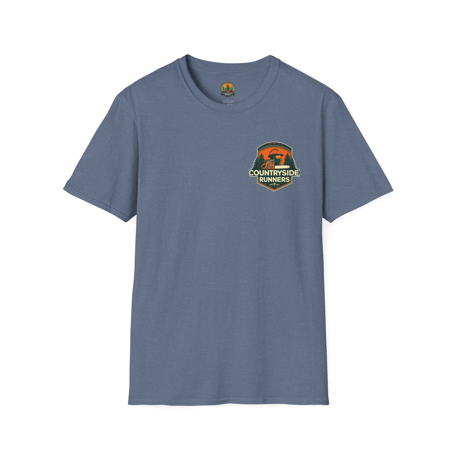 Countryside Runners Blue Collar line Heavy Duty Equipment T-Shirt | Outdoor Adventure Tee, Gift for Nature Lovers, Hiking Apparel, Casual Wear, Eco-Friendly Clothing