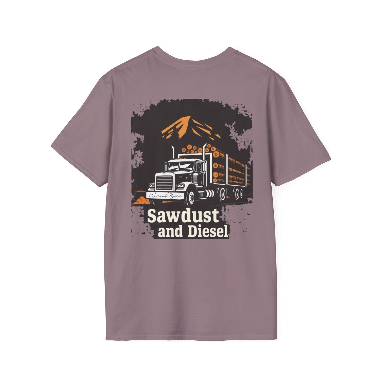 Sawdust and Diesel blue collar built T-Shirt