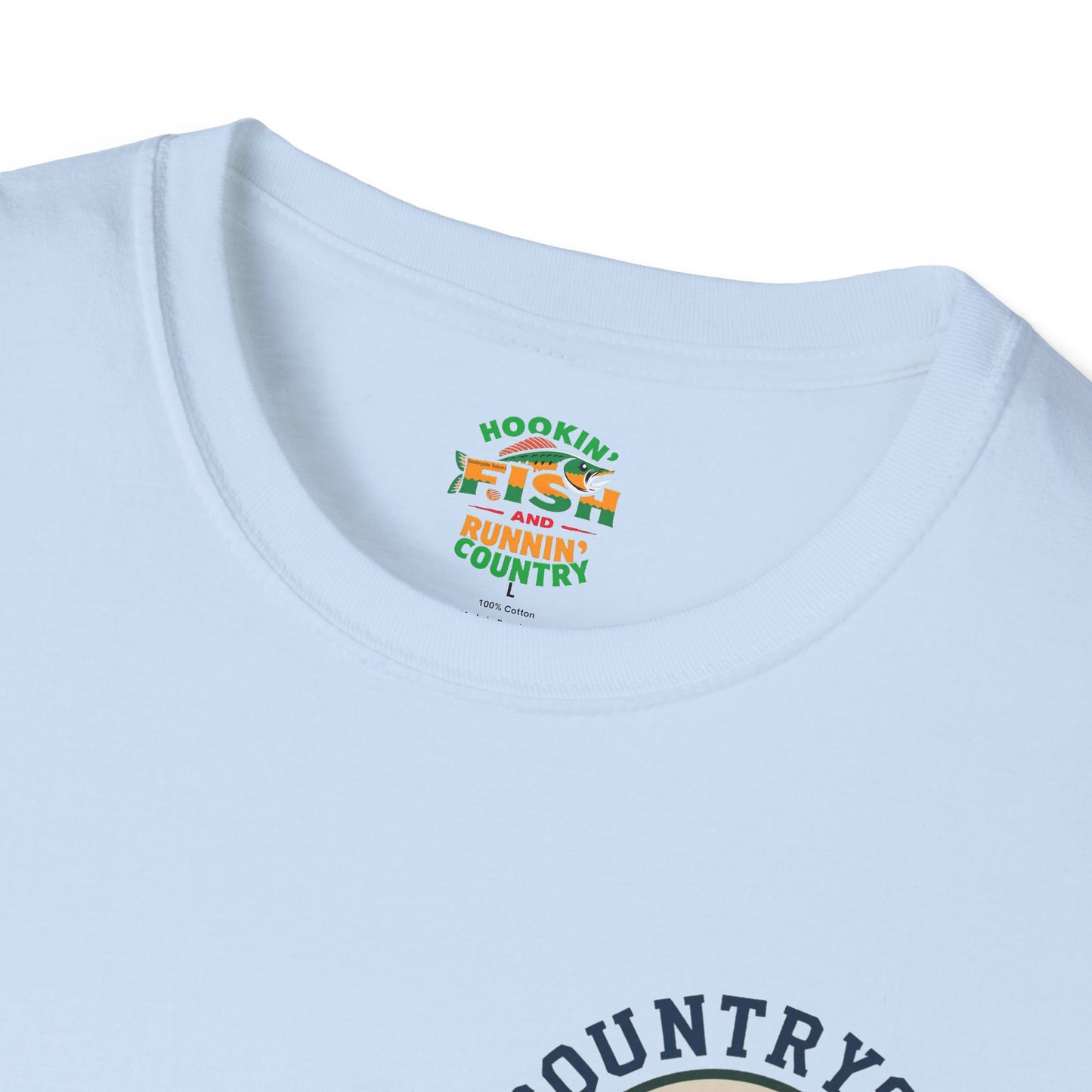 Hooked- Countryside Fishing T-Shirt rods and country