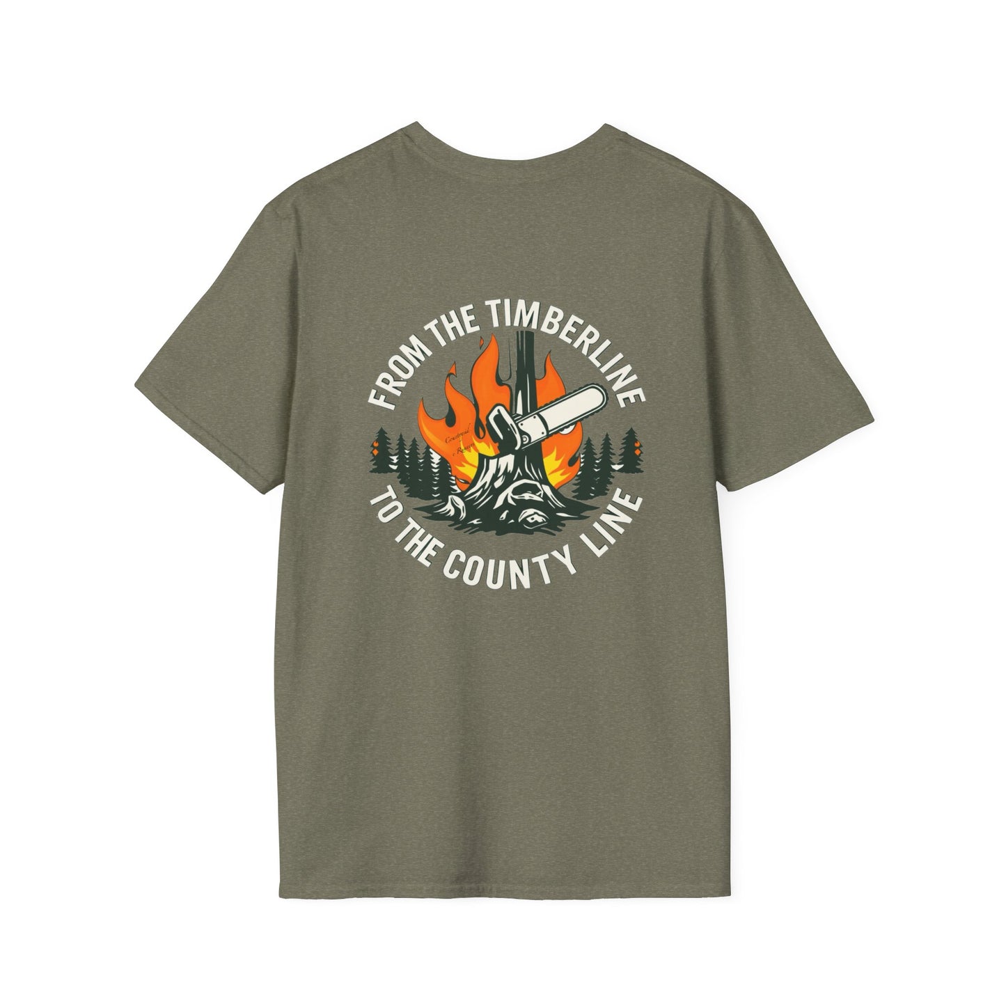 Timberline to countyline blue collar built Unisex T-Shirt - Blue Collar Countryside Runners Merch