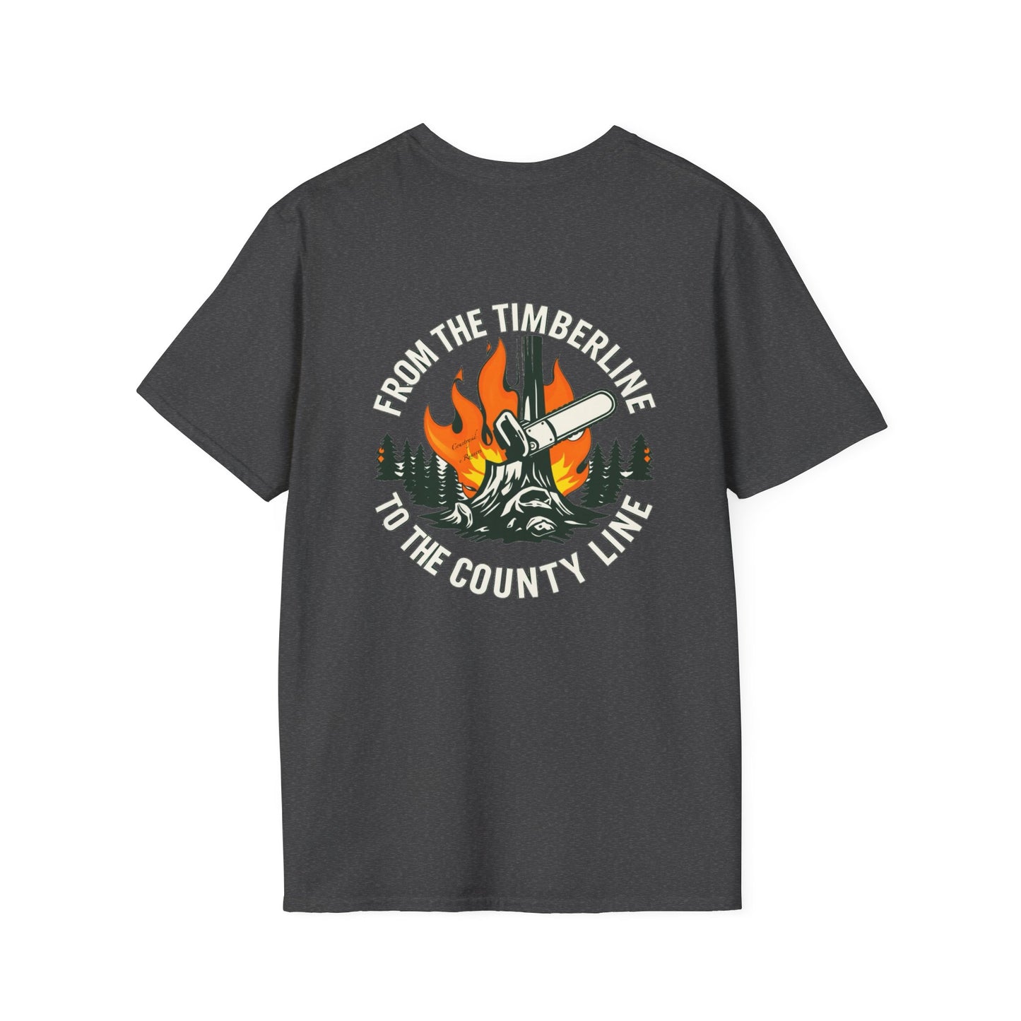 Timberline to countyline blue collar built Unisex T-Shirt - Blue Collar Countryside Runners Merch