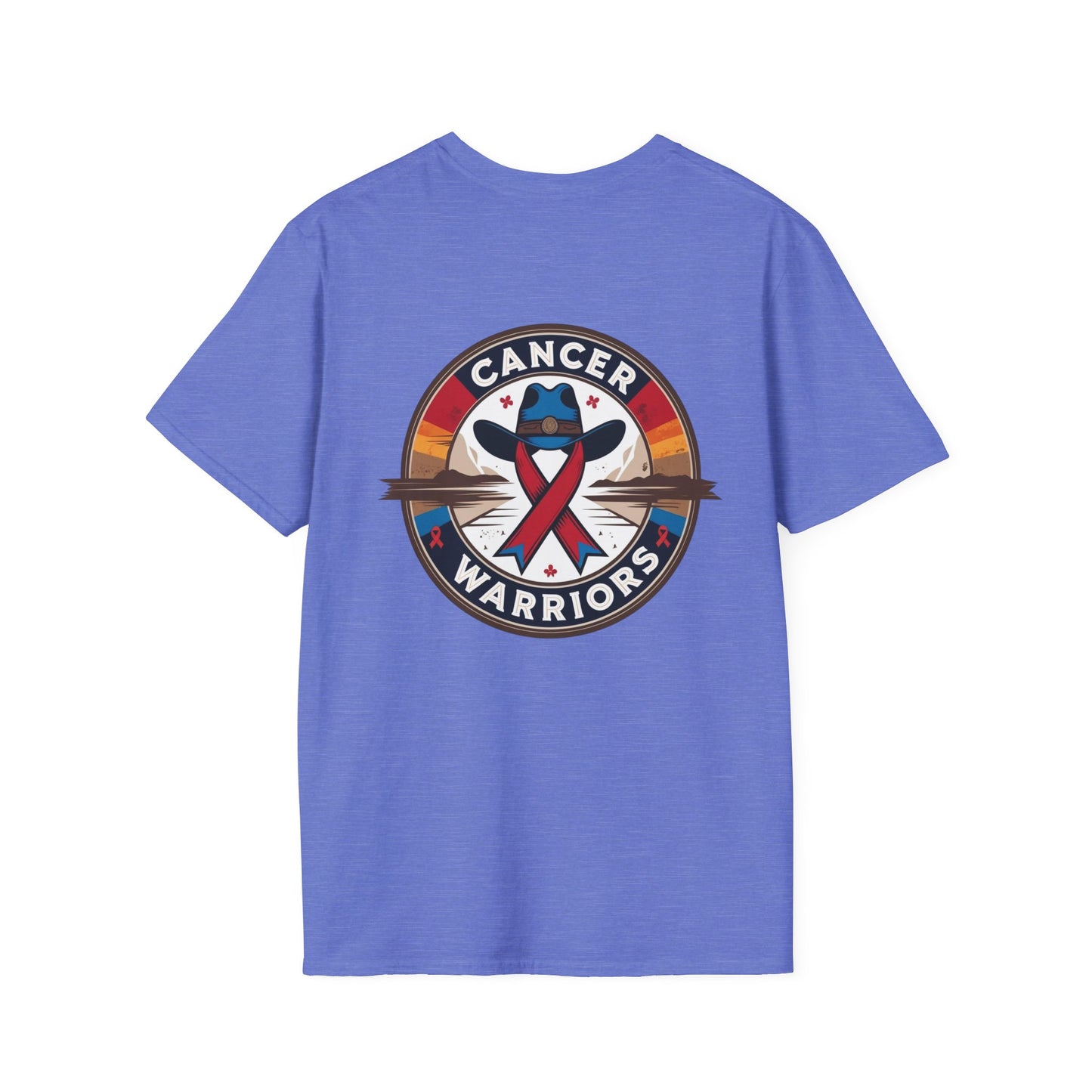 Cancer Warriors Unisex T-Shirt | Softstyle Tee for Support & Awareness, Gift for Fighters, Survivors, Fundraisers, Motivational Wear