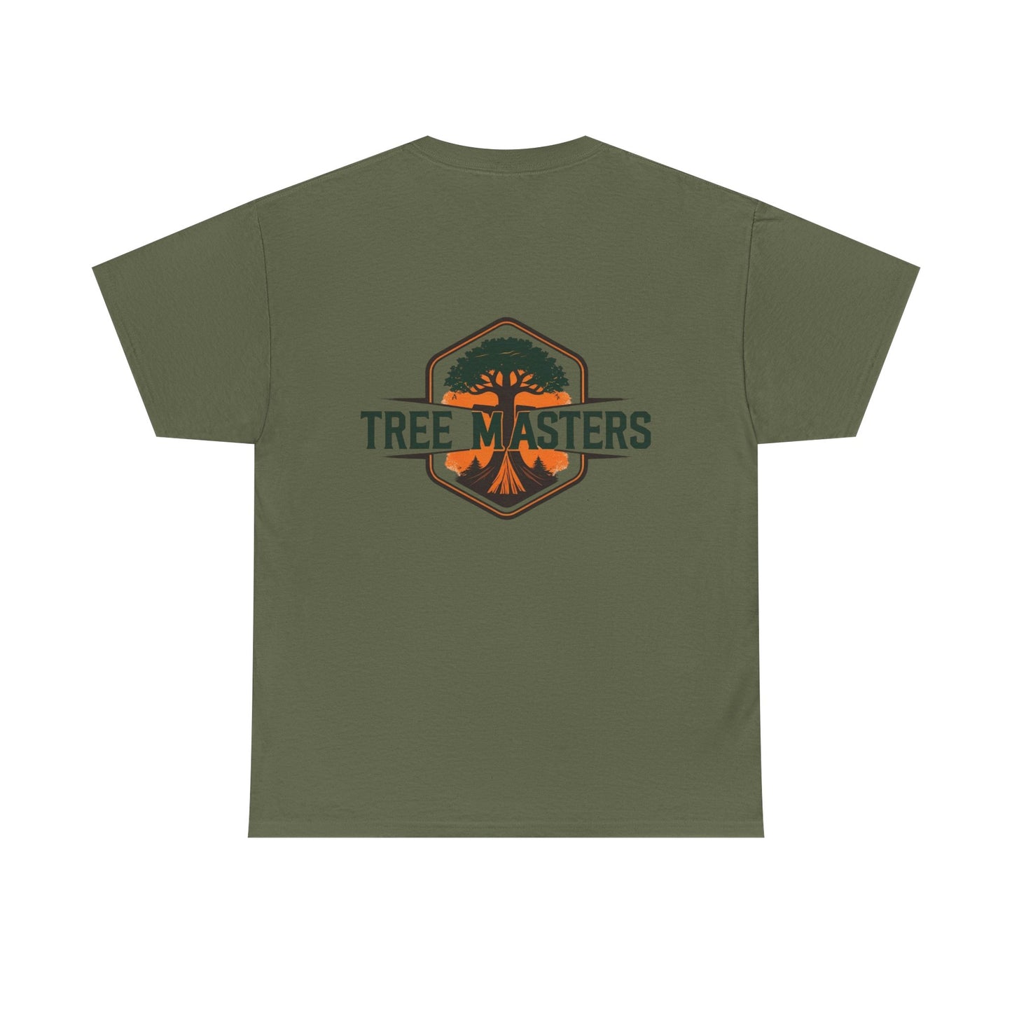 Blue collar line- Tree Masters Unisex Heavy Cotton Tee | Nature Lover Shirt, Camping Tee, Outdoor Enthusiast Gear, Adventure Gift, Eco-Friendly Fashion
