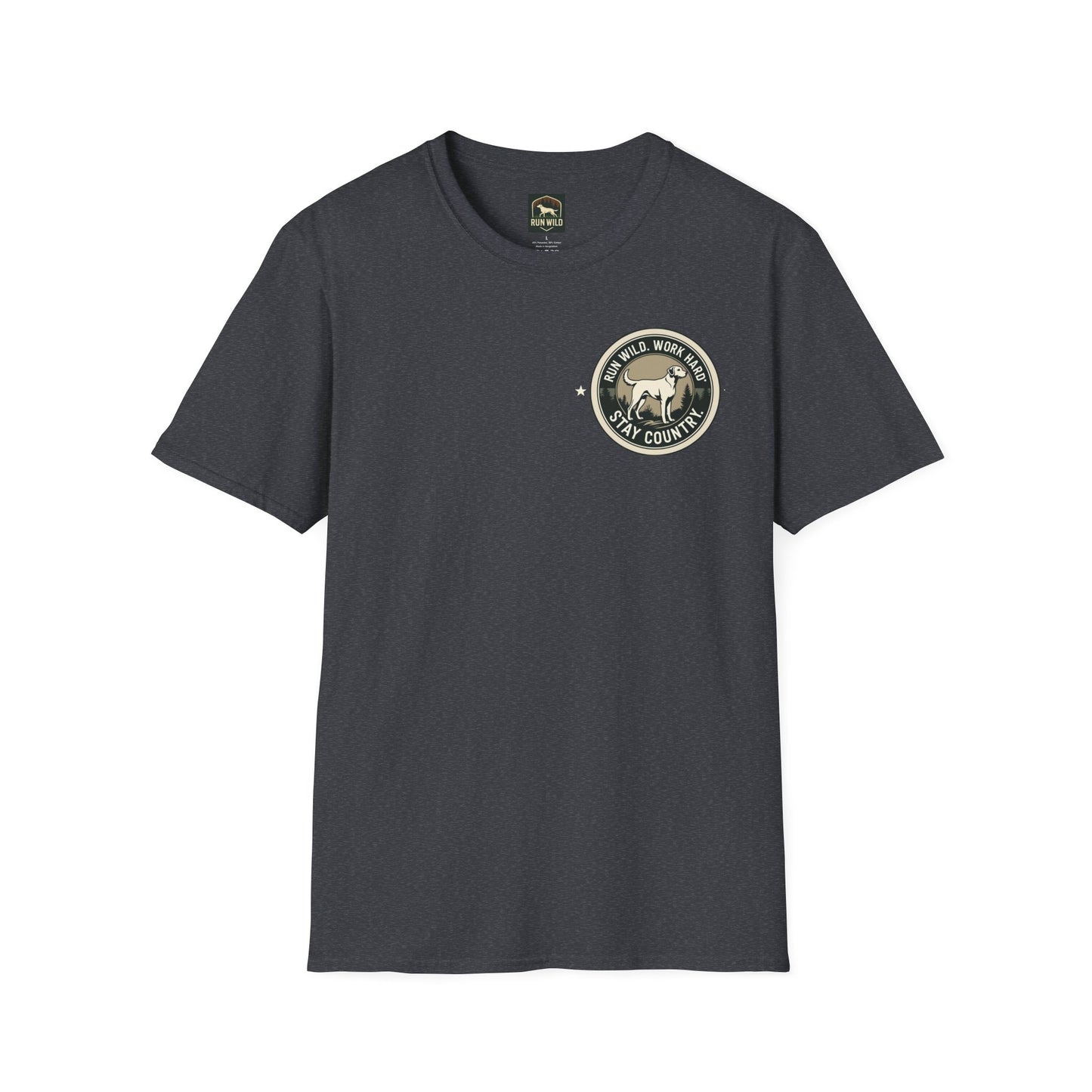 Unisex Softstyle T-Shirt featuring Outdoor Dog & Running Themes | Perfect Gift for Dog Lovers, Runners, Outdoor Enthusiasts, [...]