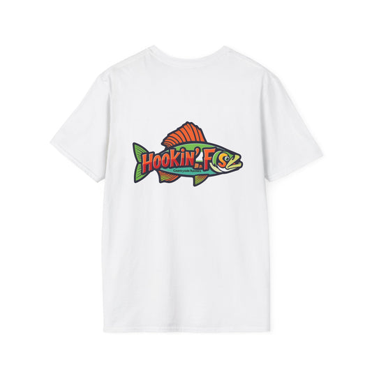 Hooked- Countryside Fishing T-Shirt rods and country