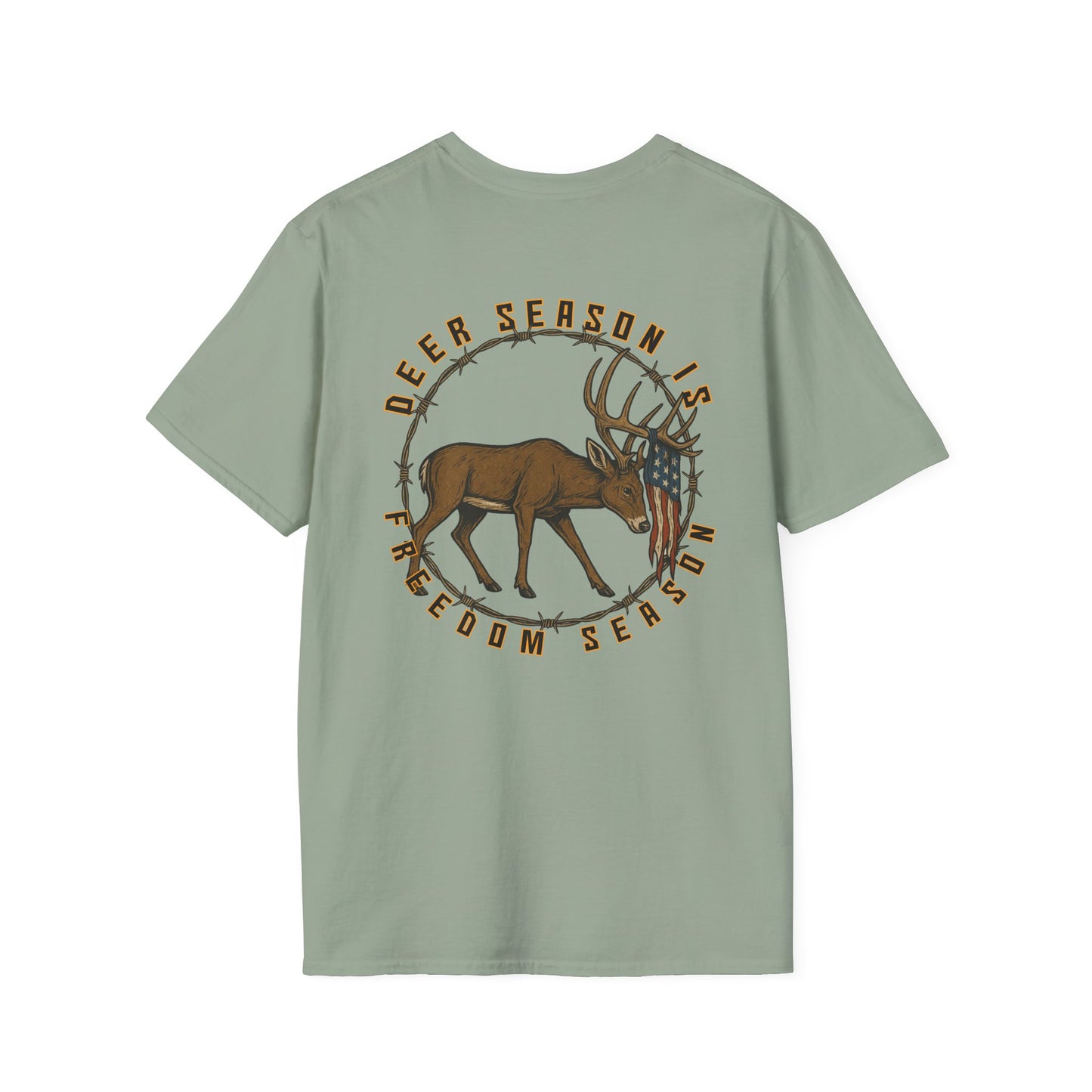 Patriotic Deer Unisex T-Shirt